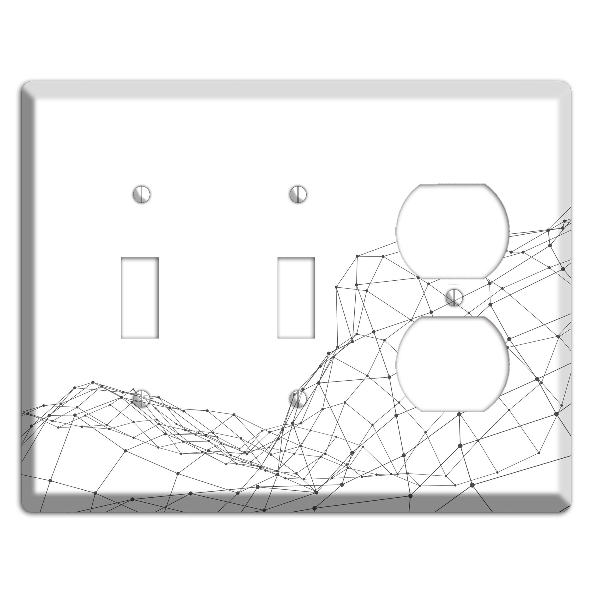 Linear H 2 Toggle / Duplex Wallplate