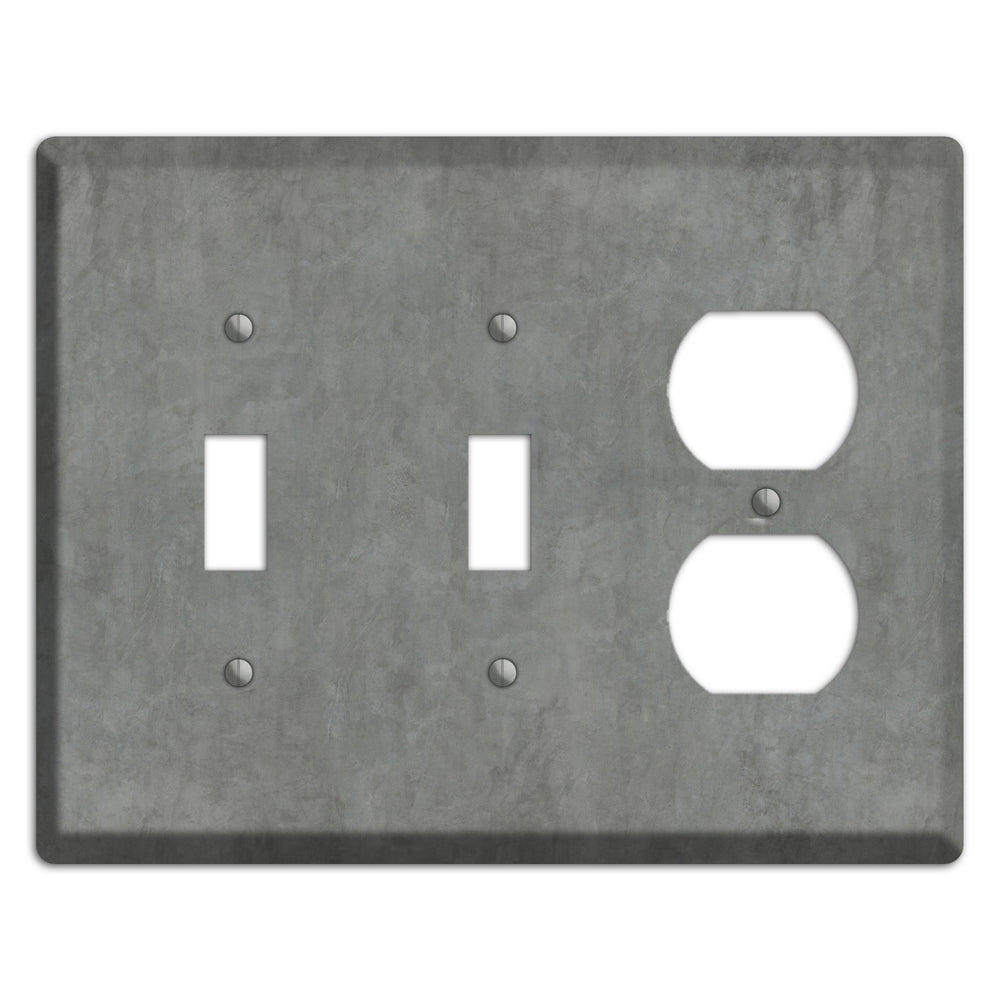 Stucco Grey 2 Toggle / Duplex Wallplate