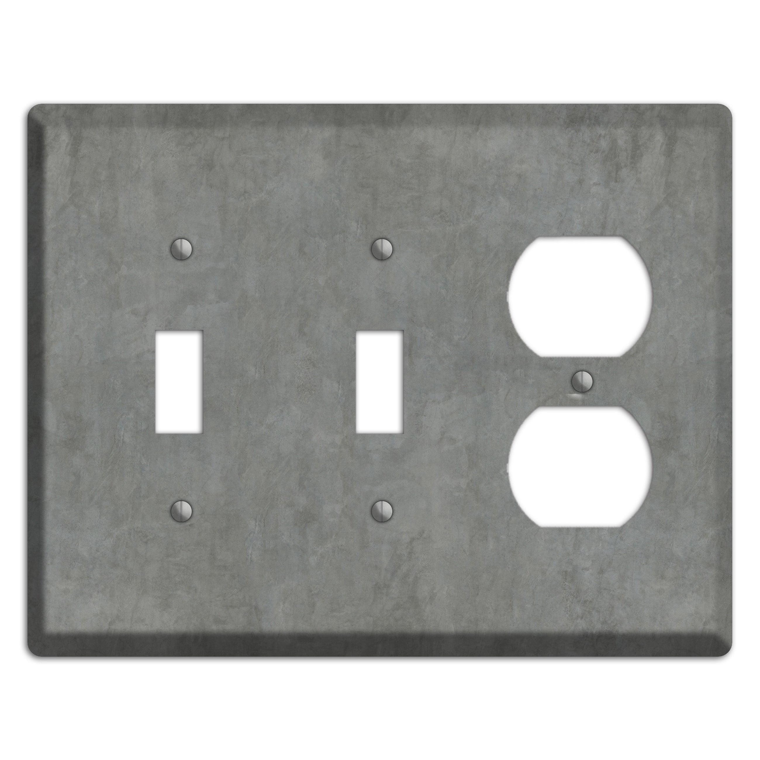 Stucco Grey 2 Toggle / Duplex Wallplate
