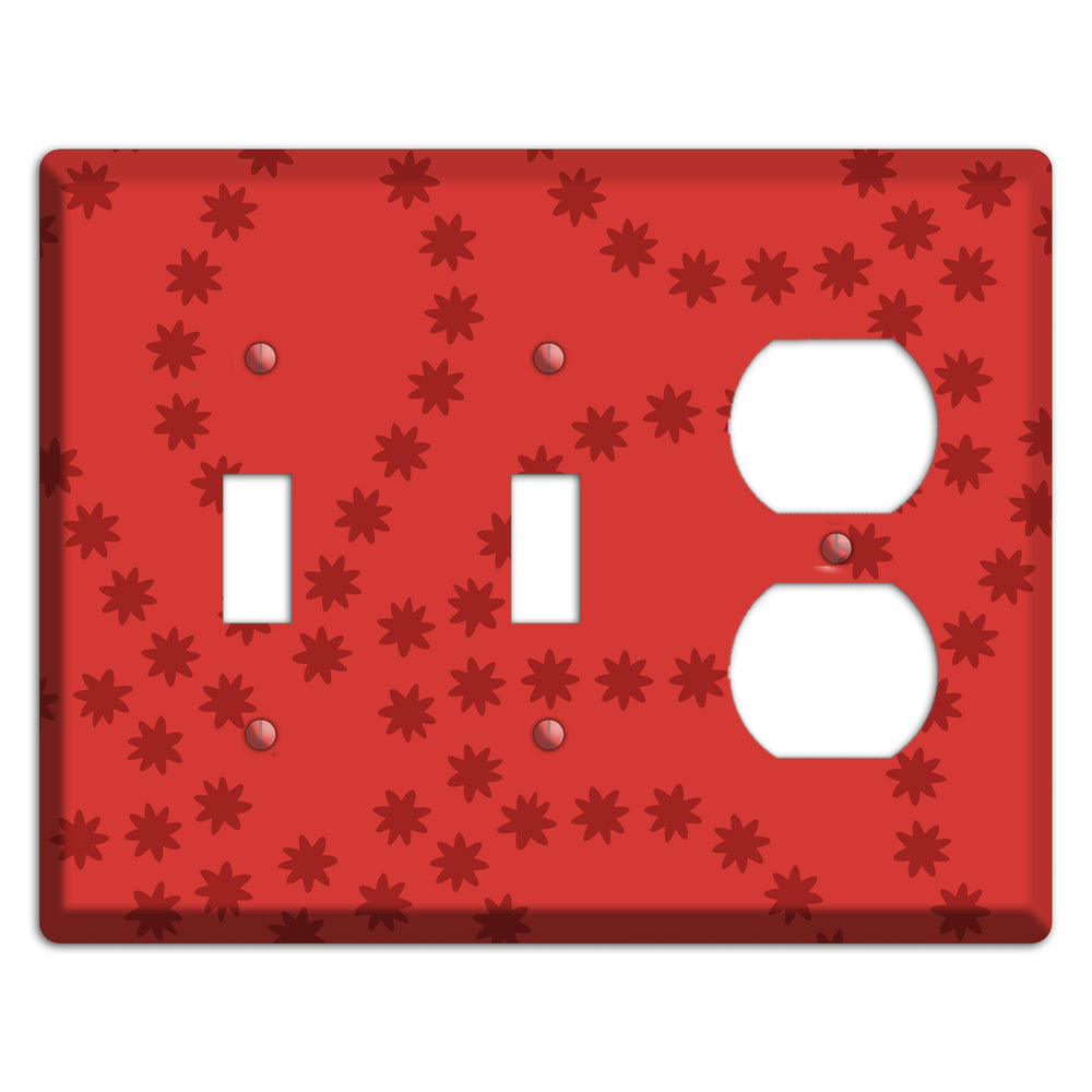 Multi Red Constellation 2 Toggle / Duplex Wallplate