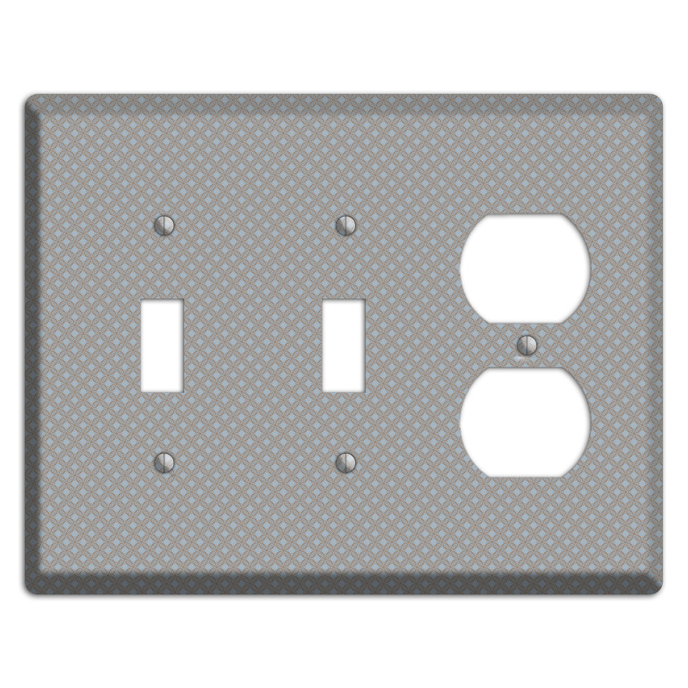 Multi Grey Lattice 2 Toggle / Duplex Wallplate