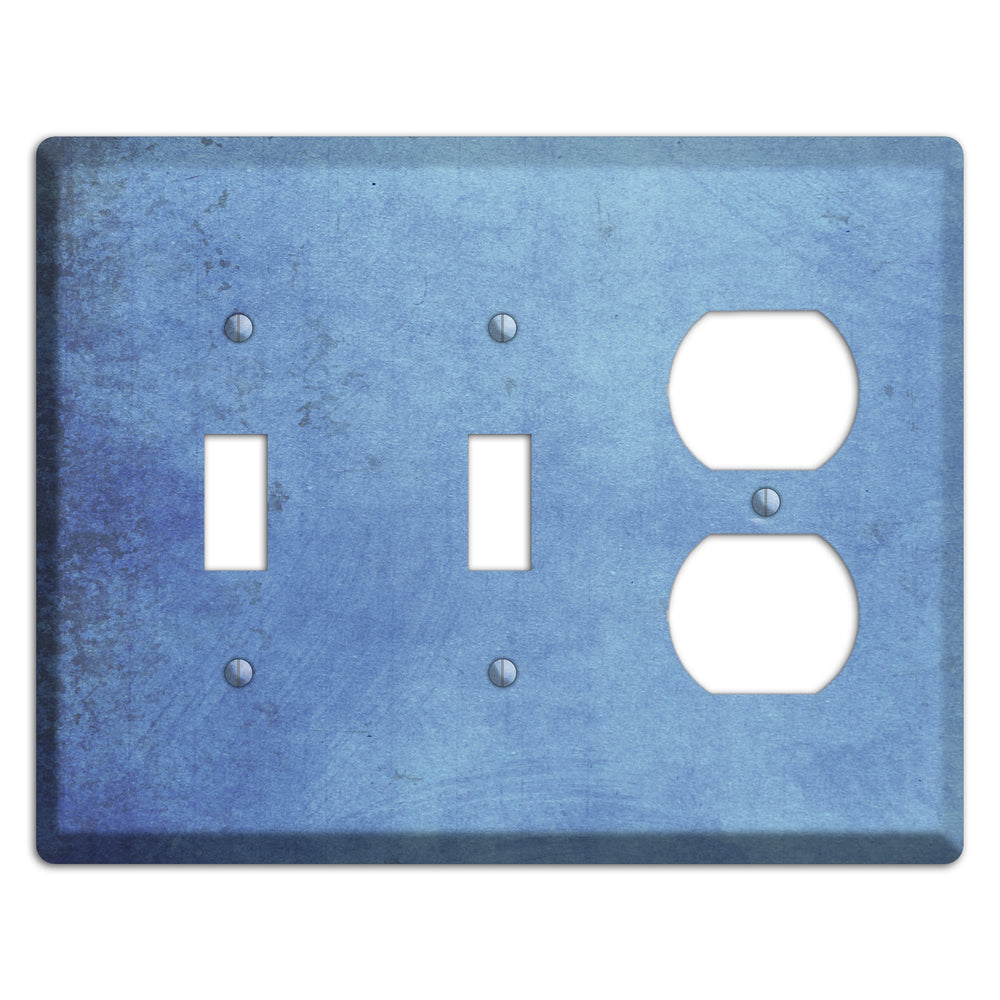 Polo Blue Vintage Grunge 2 Toggle / Duplex Wallplate