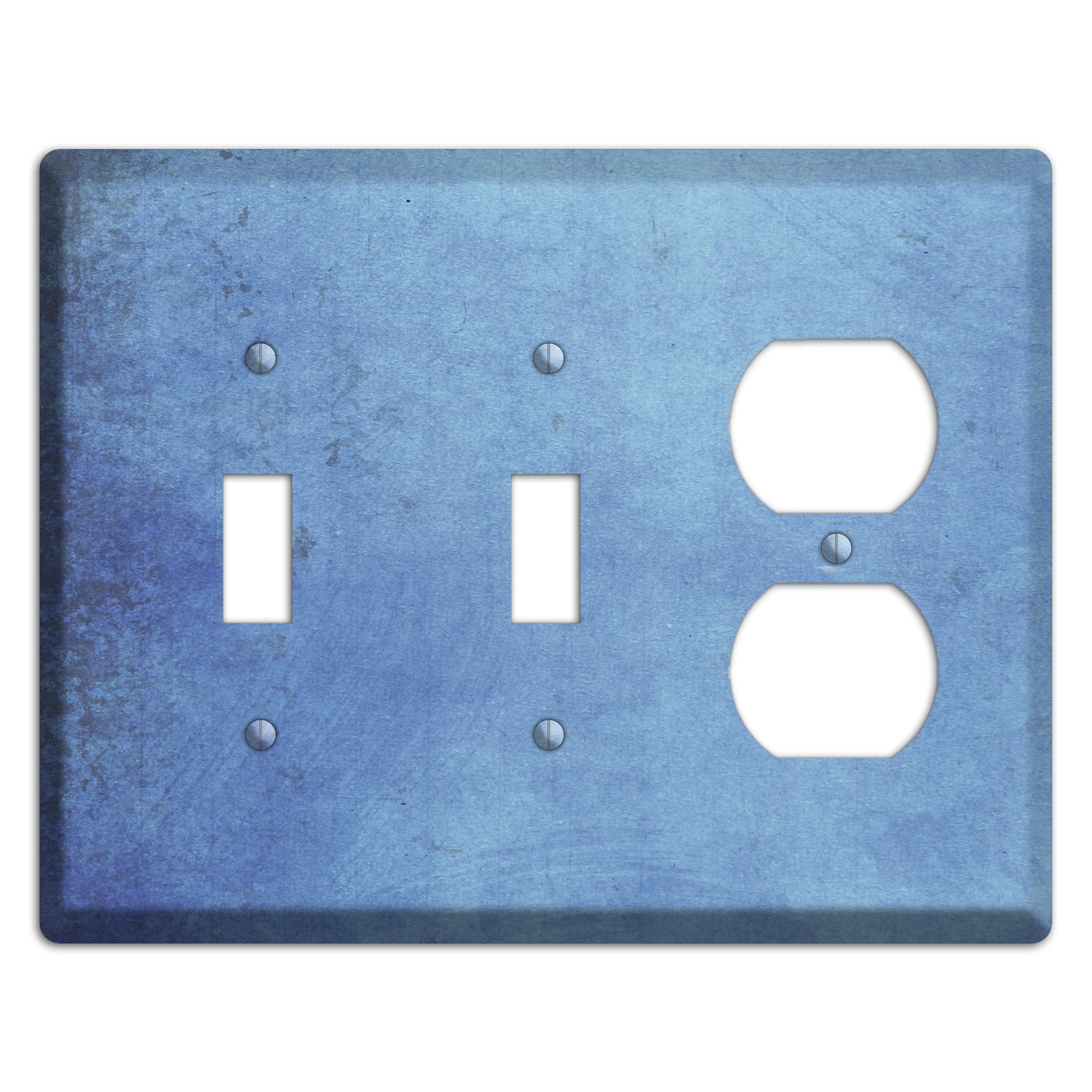 Polo Blue Vintage Grunge 2 Toggle / Duplex Wallplate