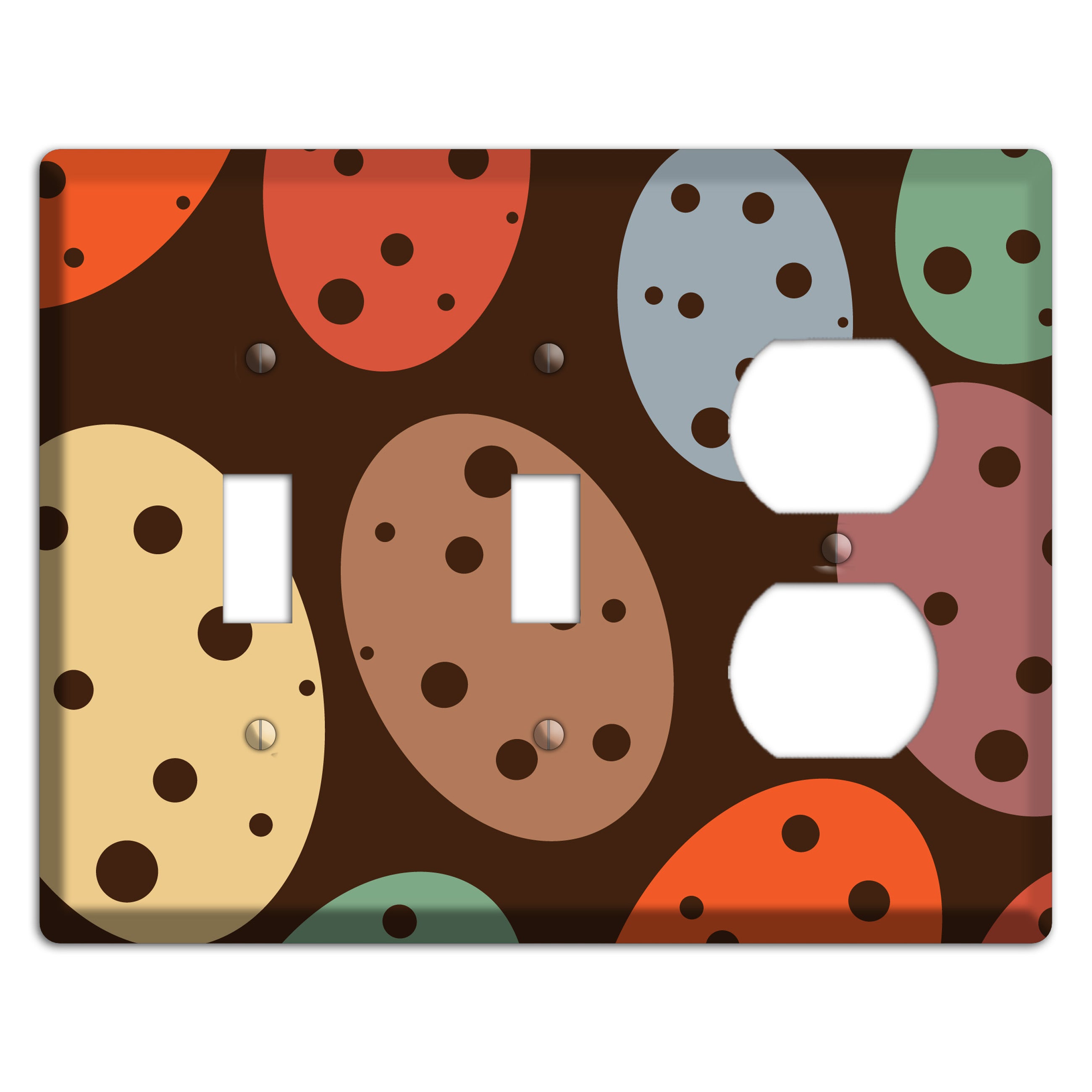 Brown Eggs 2 Toggle / Duplex Wallplate