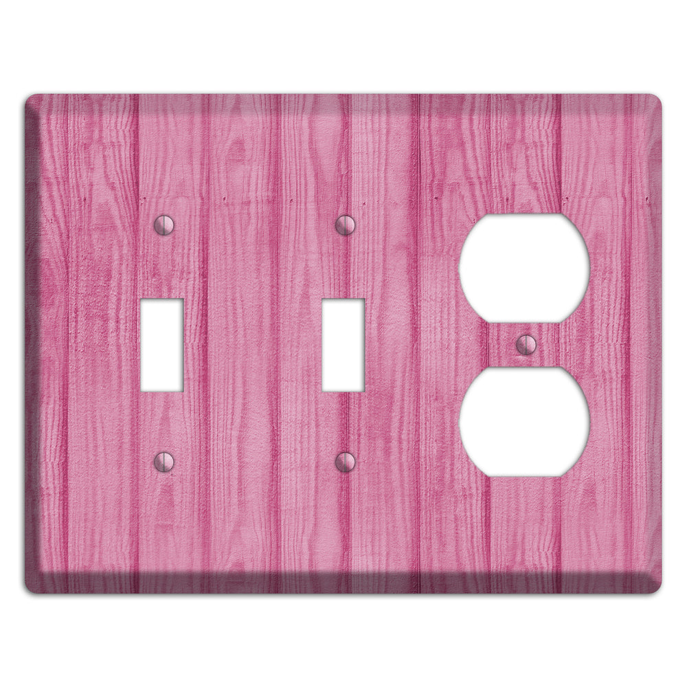 Can Can Pink Texture 2 Toggle / Duplex Wallplate
