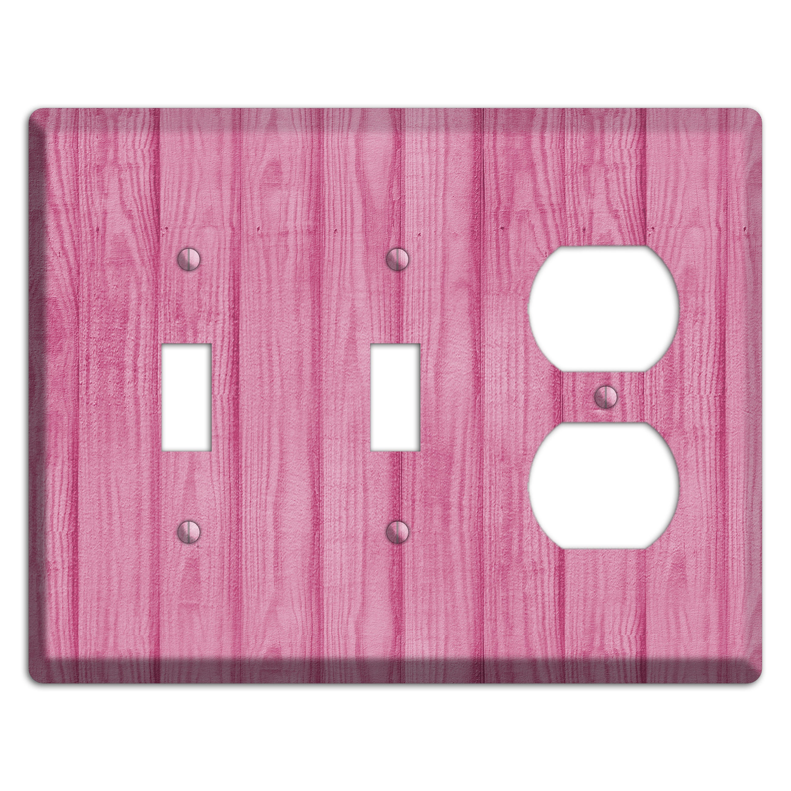 Can Can Pink Texture 2 Toggle / Duplex Wallplate