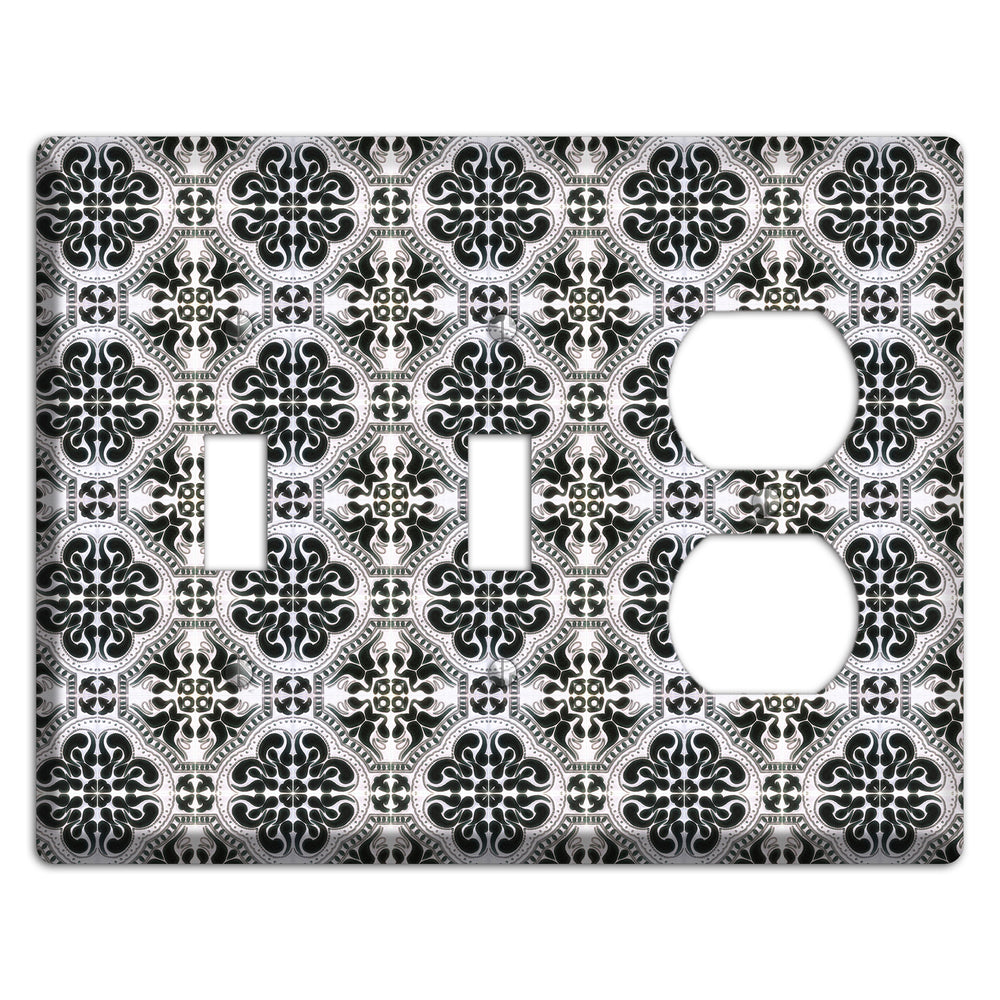 Tavira Tiles 5 2 Toggle / Duplex Wallplate