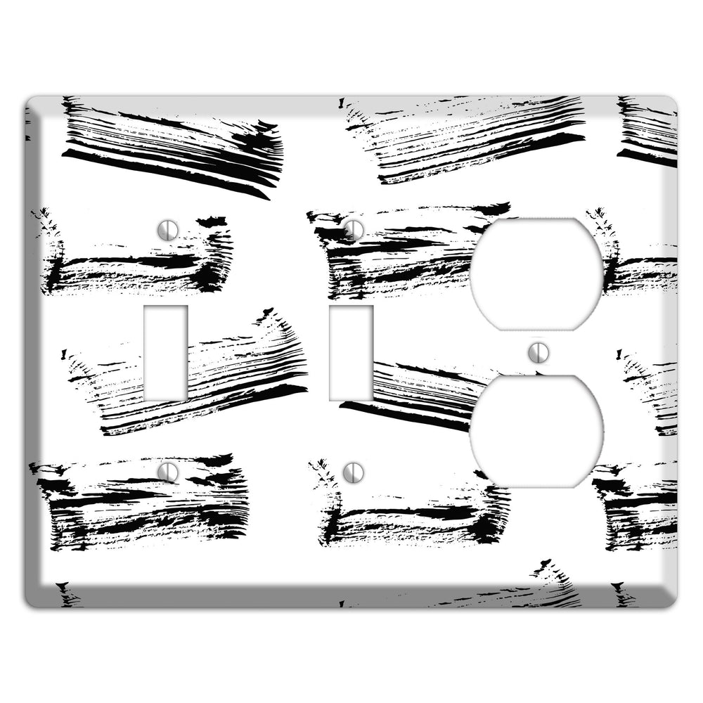Ink Brushstrokes 1 2 Toggle / Duplex Wallplate