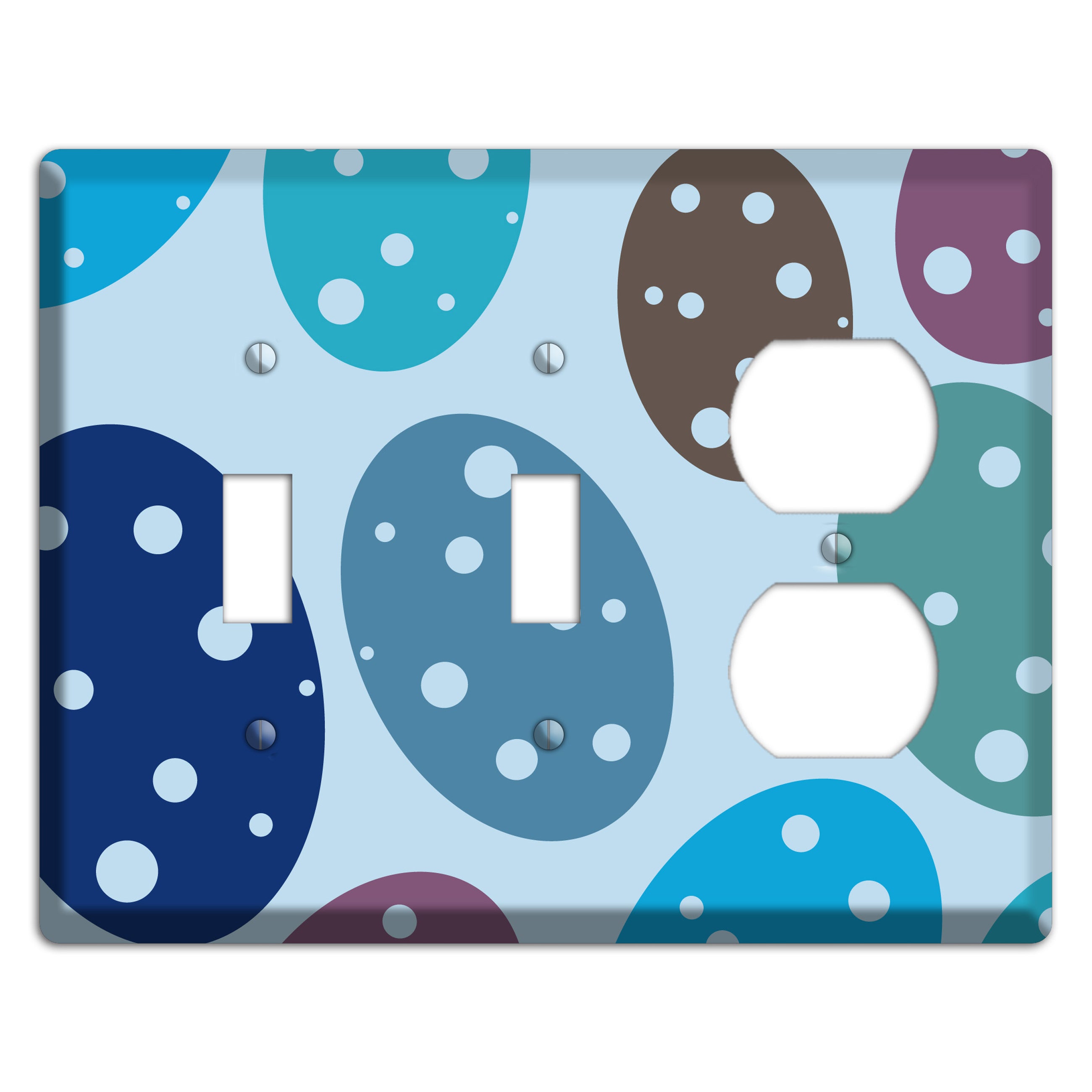 Blue Eggs 2 Toggle / Duplex Wallplate