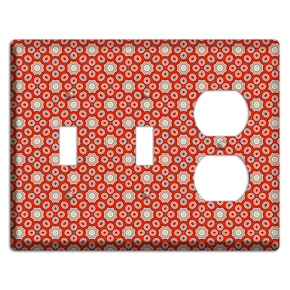 Red Foulard 2 Toggle / Duplex Wallplate