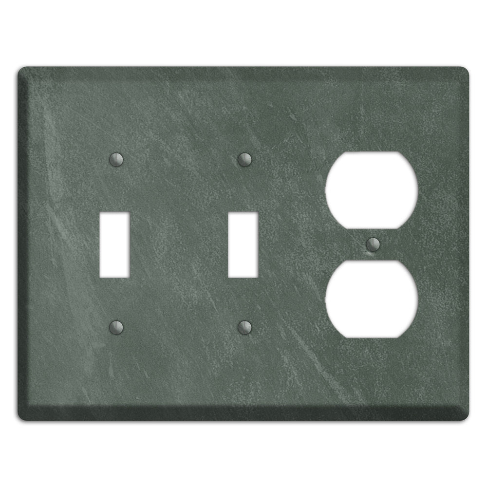 Chalk Dark Green 2 Toggle / Duplex Wallplate