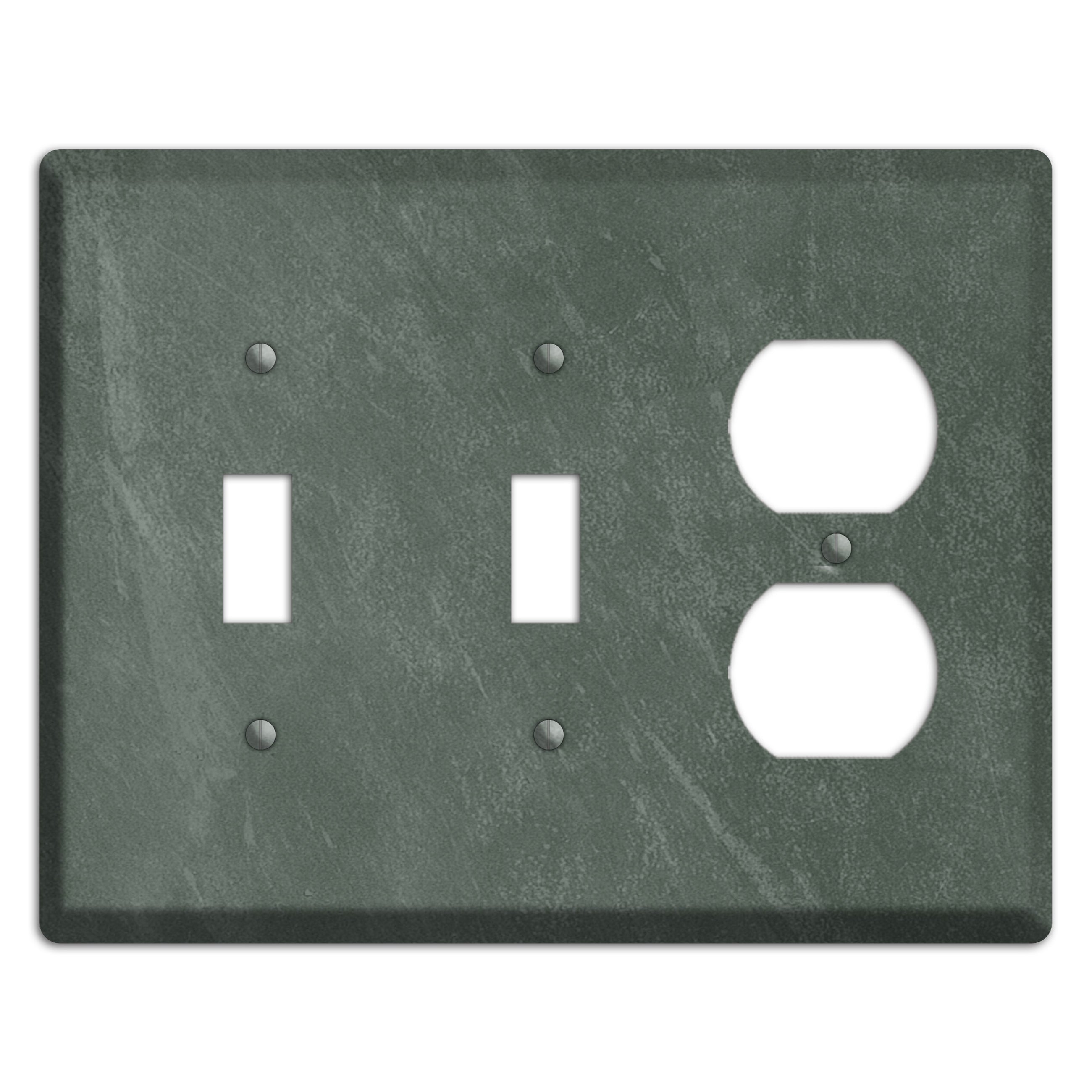 Chalk Dark Green 2 Toggle / Duplex Wallplate