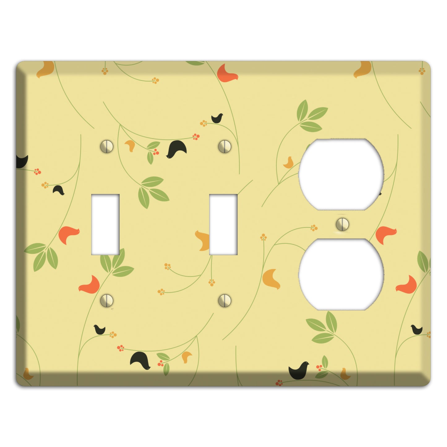 Delicate Yellow Flowers 2 Toggle / Duplex Wallplate