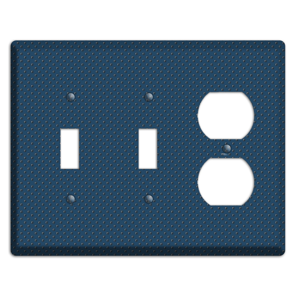 Blue Small Dots 2 Toggle / Duplex Wallplate