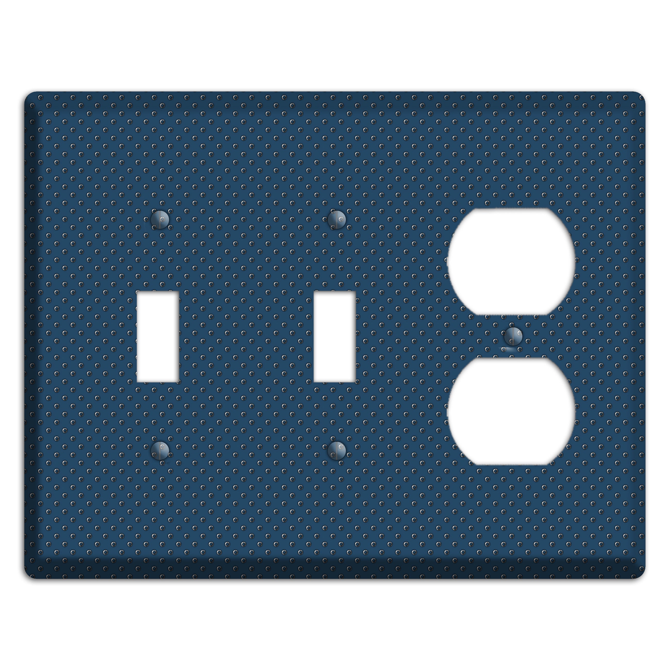 Blue Small Dots 2 Toggle / Duplex Wallplate