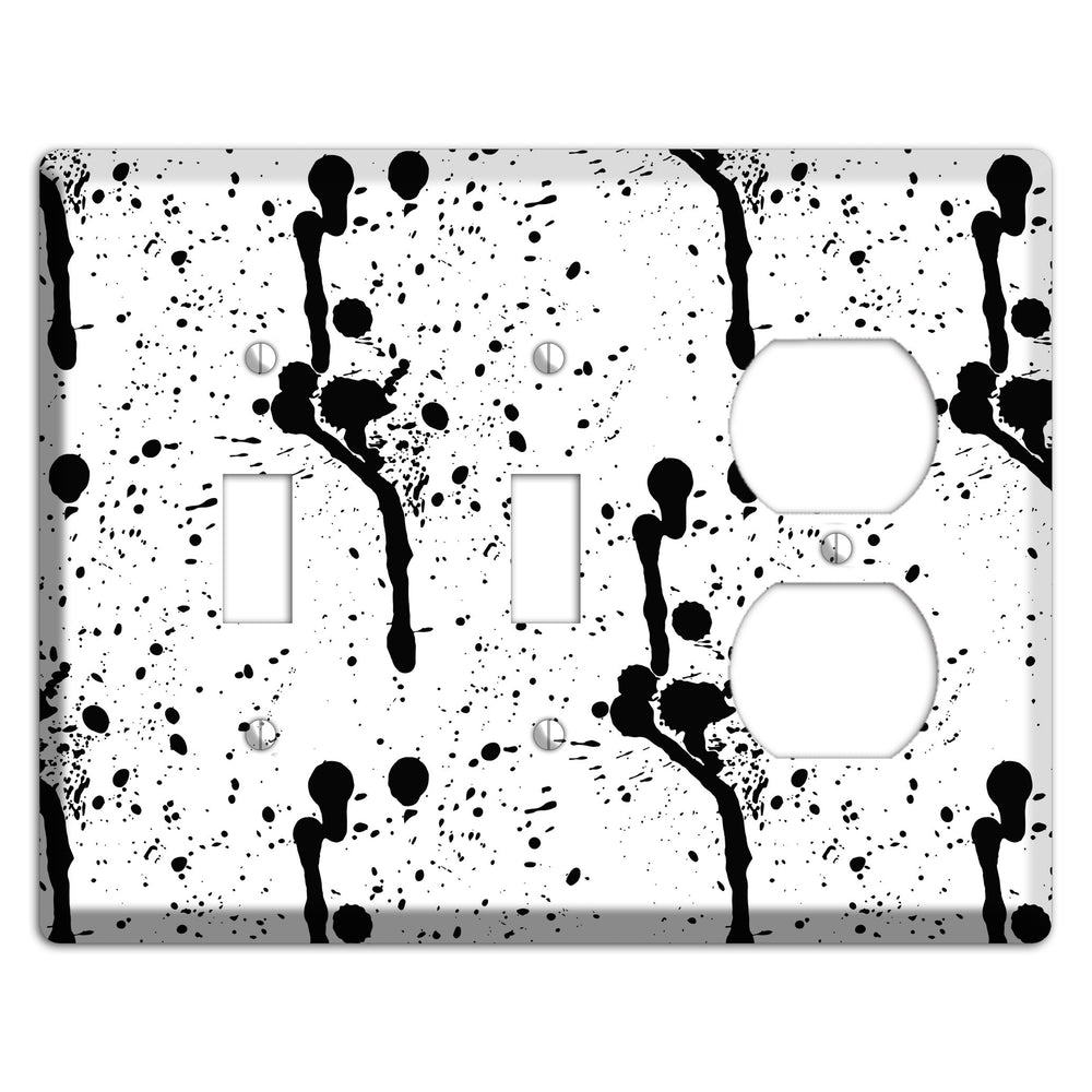 Ink Drips 6 2 Toggle / Duplex Wallplate