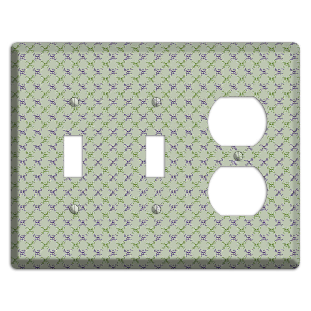 Pink and White Hearts 2 Toggle / Duplex Wallplate