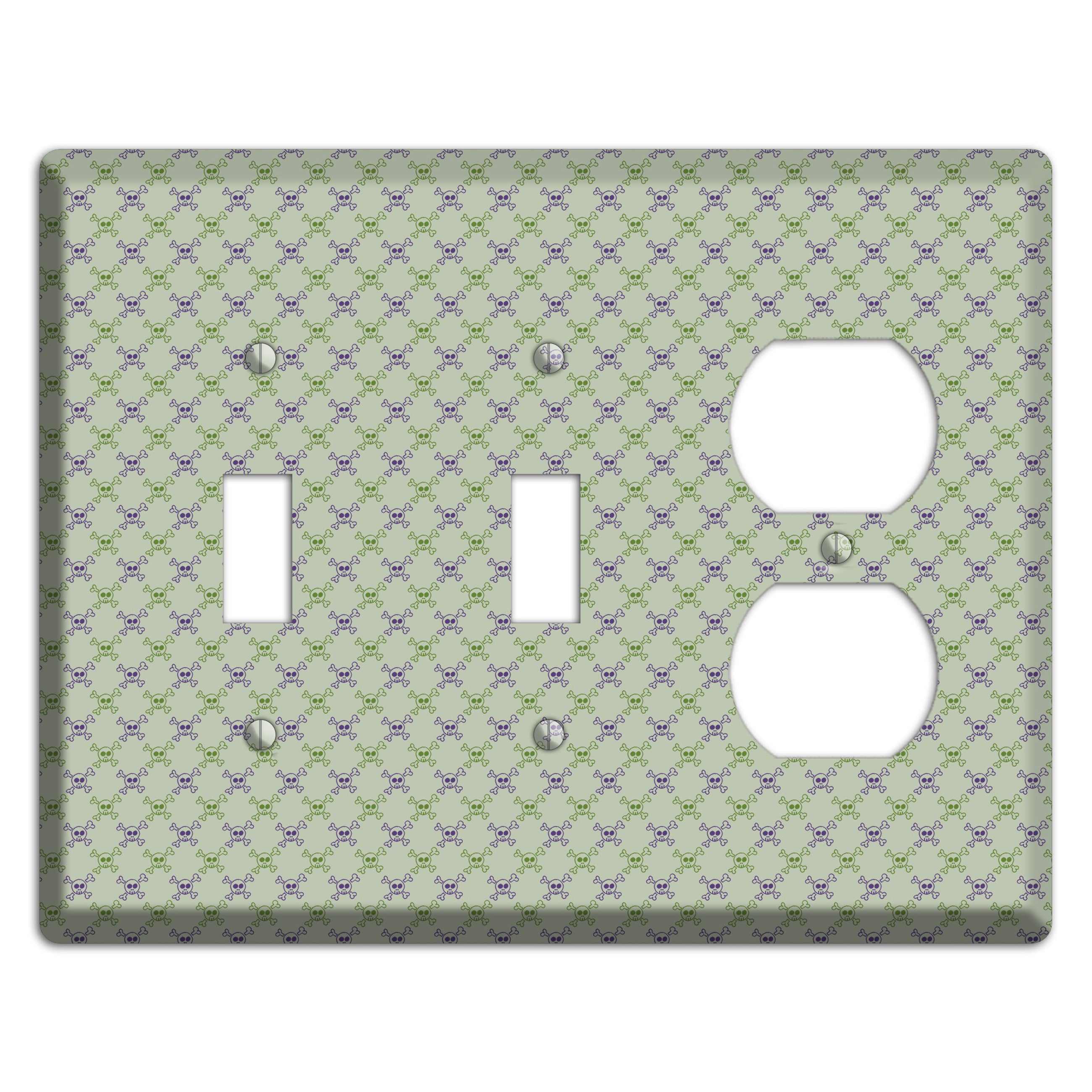Pink and White Hearts 2 Toggle / Duplex Wallplate