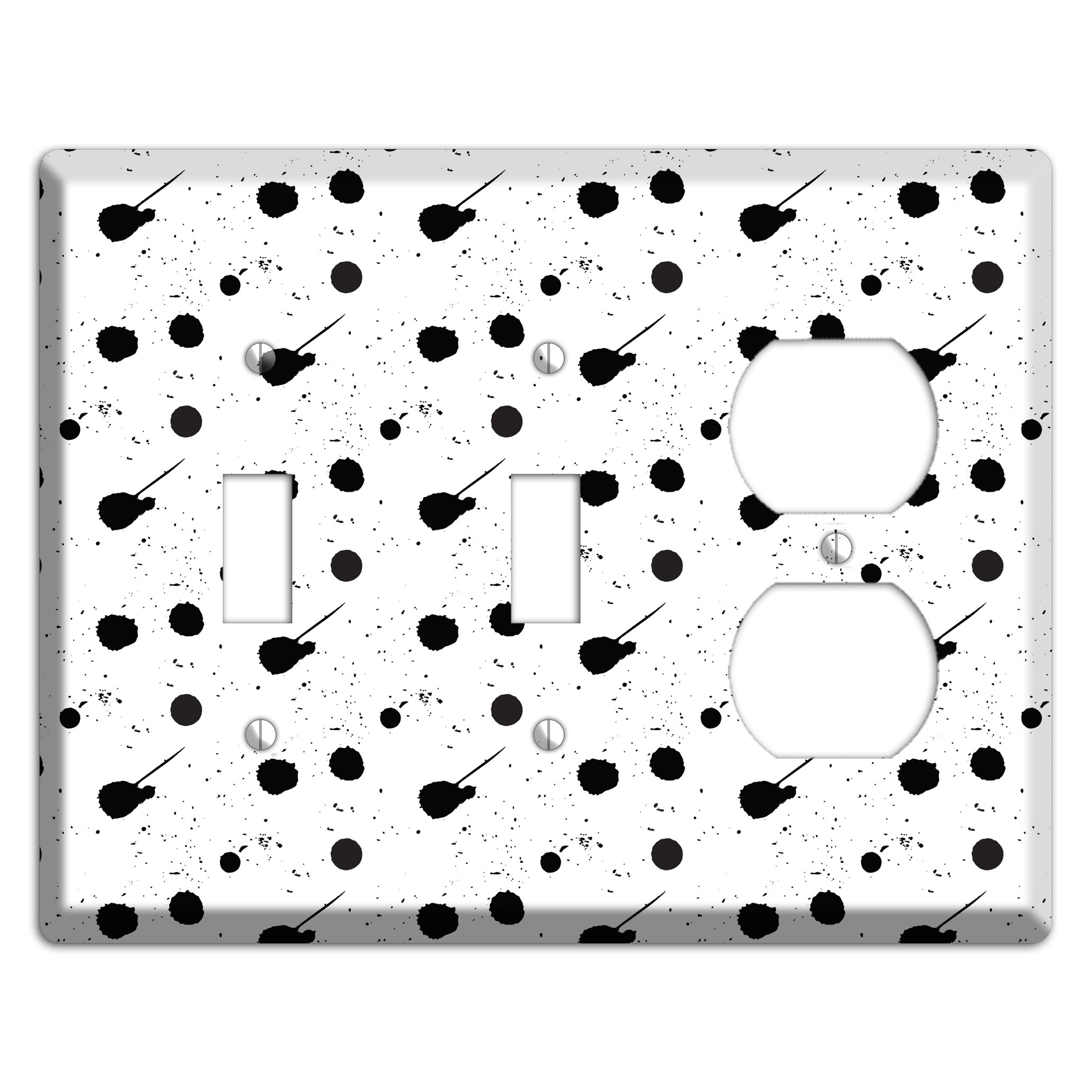 Ink Drops 6 2 Toggle / Duplex Wallplate