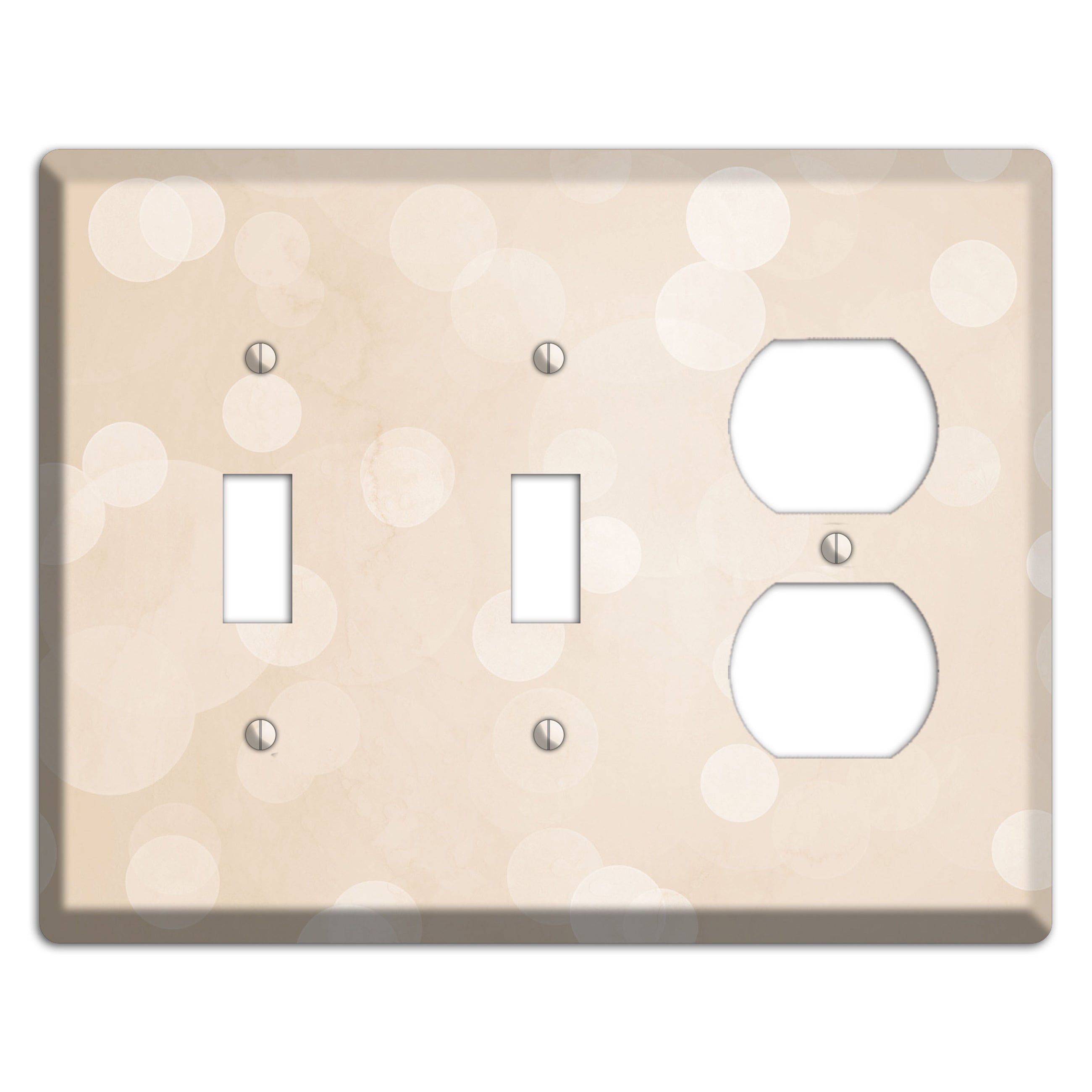 Parchment Neutral Texture 2 Toggle / Duplex Wallplate