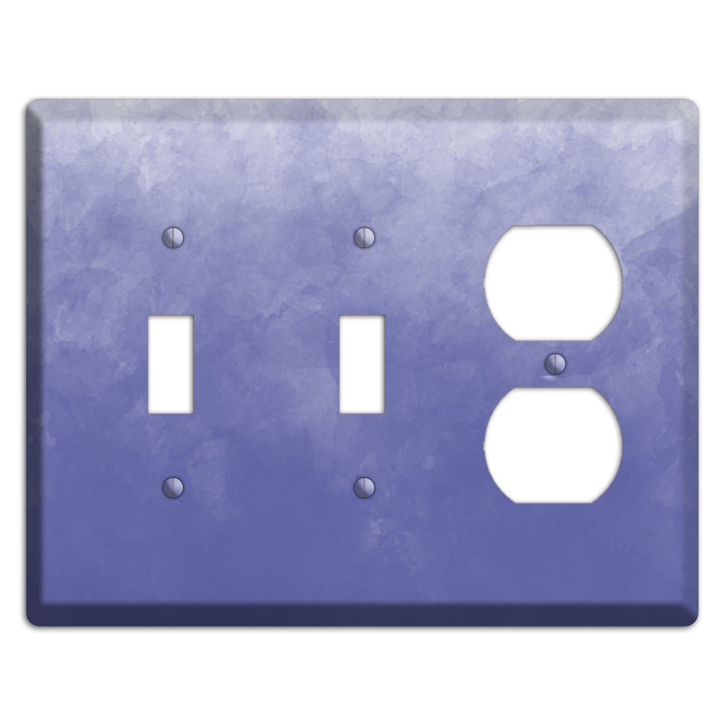 Blue Ombre 2 Toggle / Duplex Wallplate