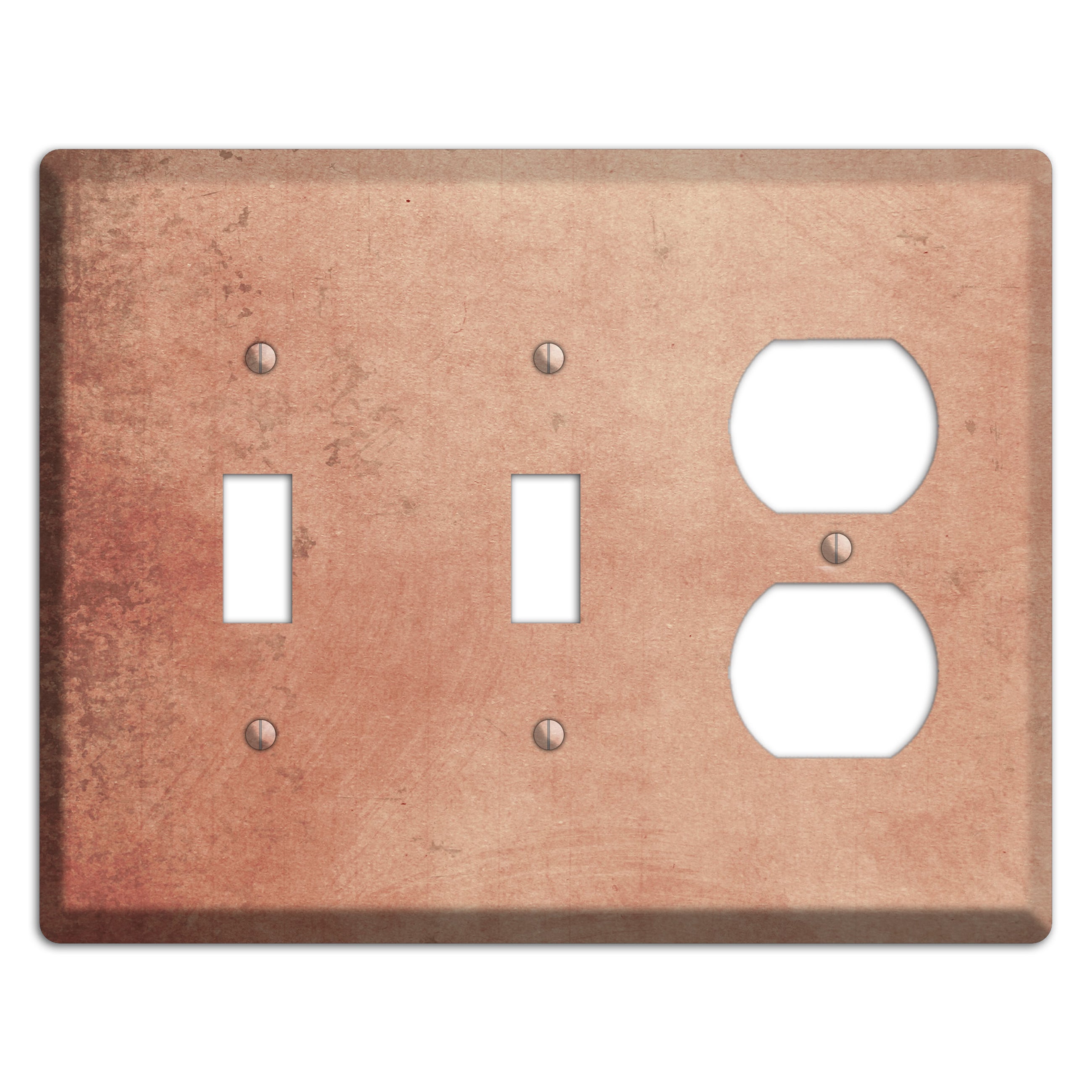 Tan Vintage Grunge 2 Toggle / Duplex Wallplate