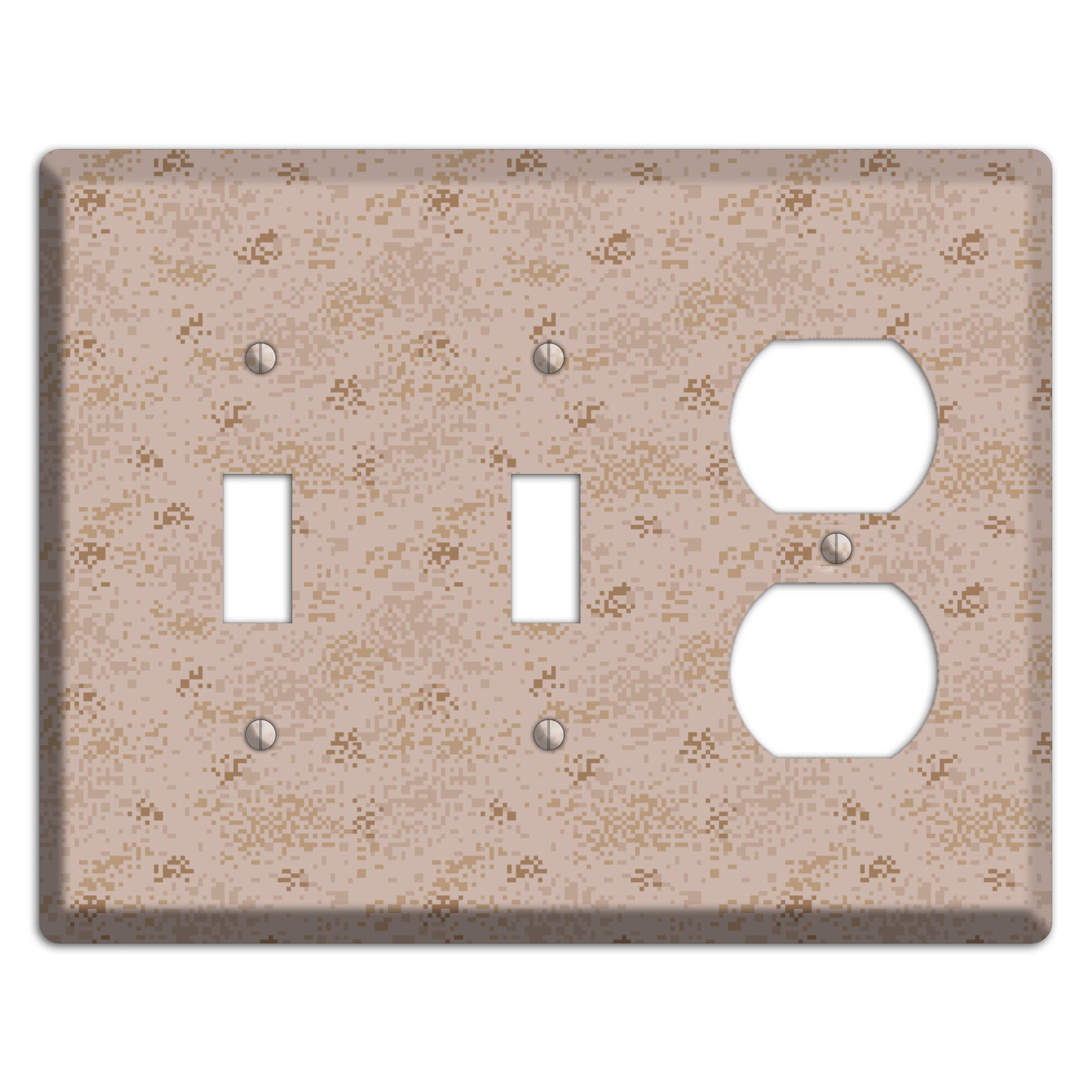 Marpat Desert Camo 2 Toggle / Duplex Wallplate