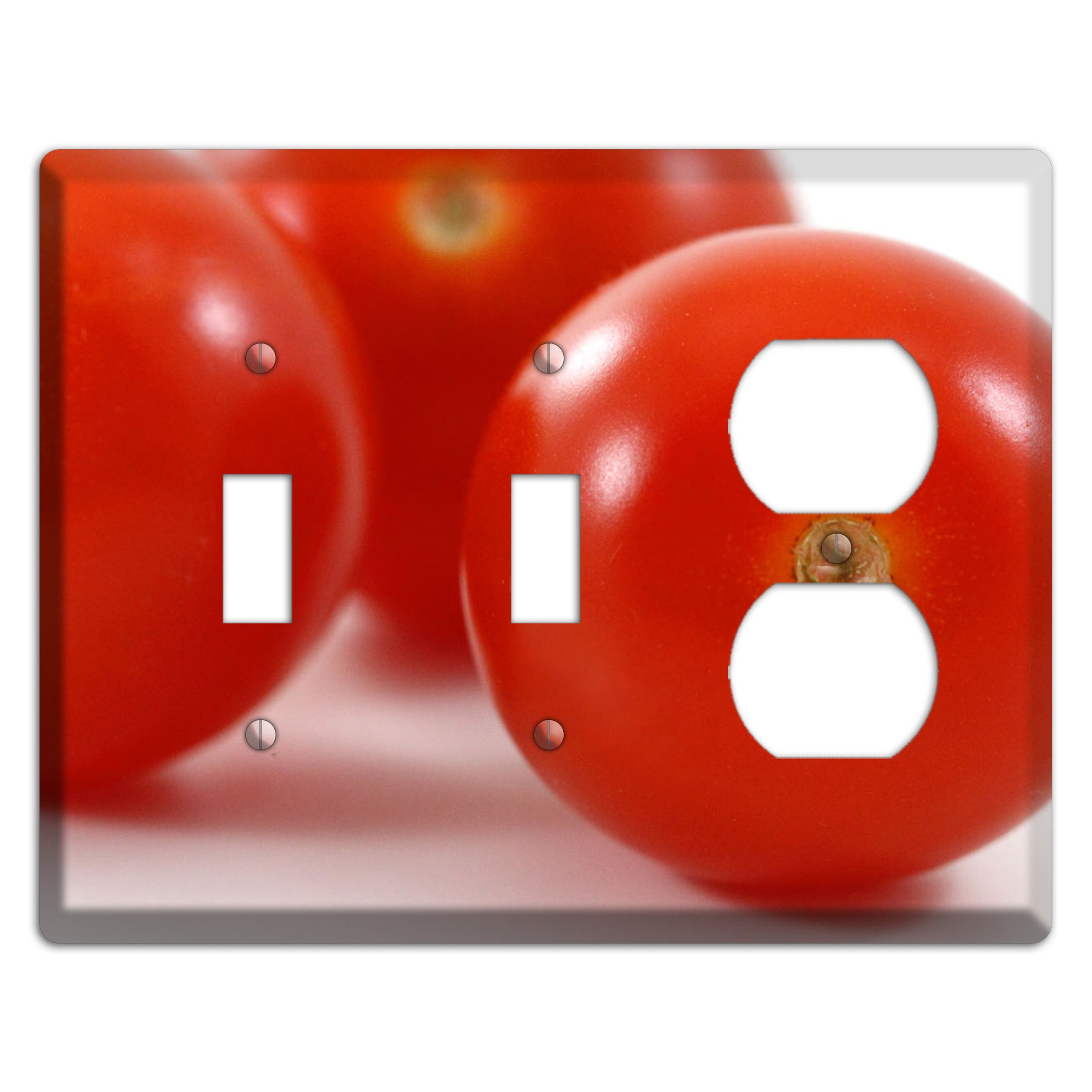 Tomoatoes Large 2 Toggle / Duplex Wallplate