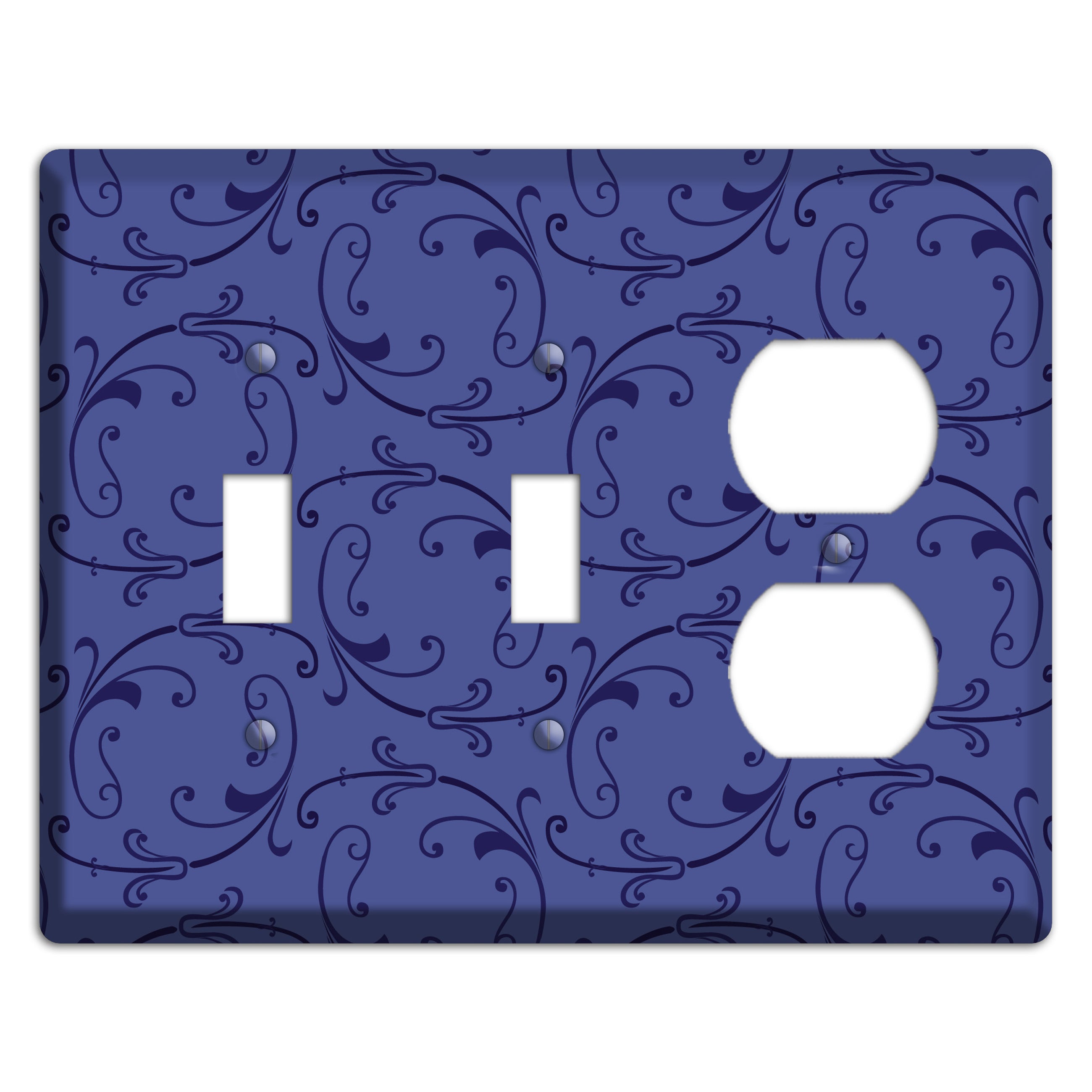 Green and Brown Argyle 2 Toggle / Duplex Wallplate