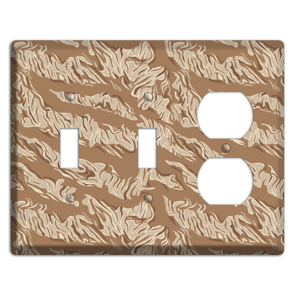 Desert Tiger Camo 2 Toggle / Duplex Wallplate