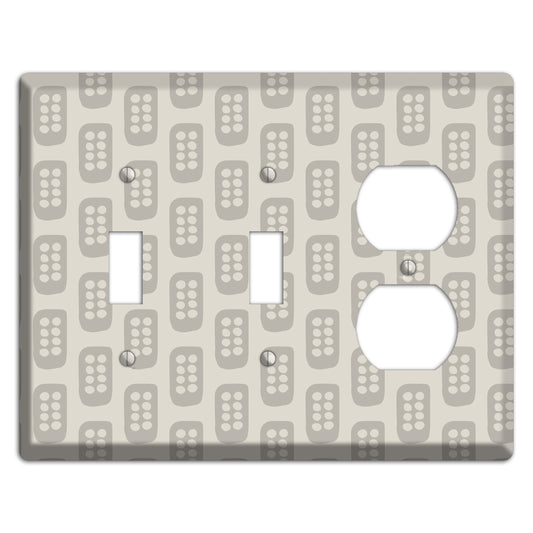 Simple Scandanavian Style EE 2 Toggle / Duplex Wallplate