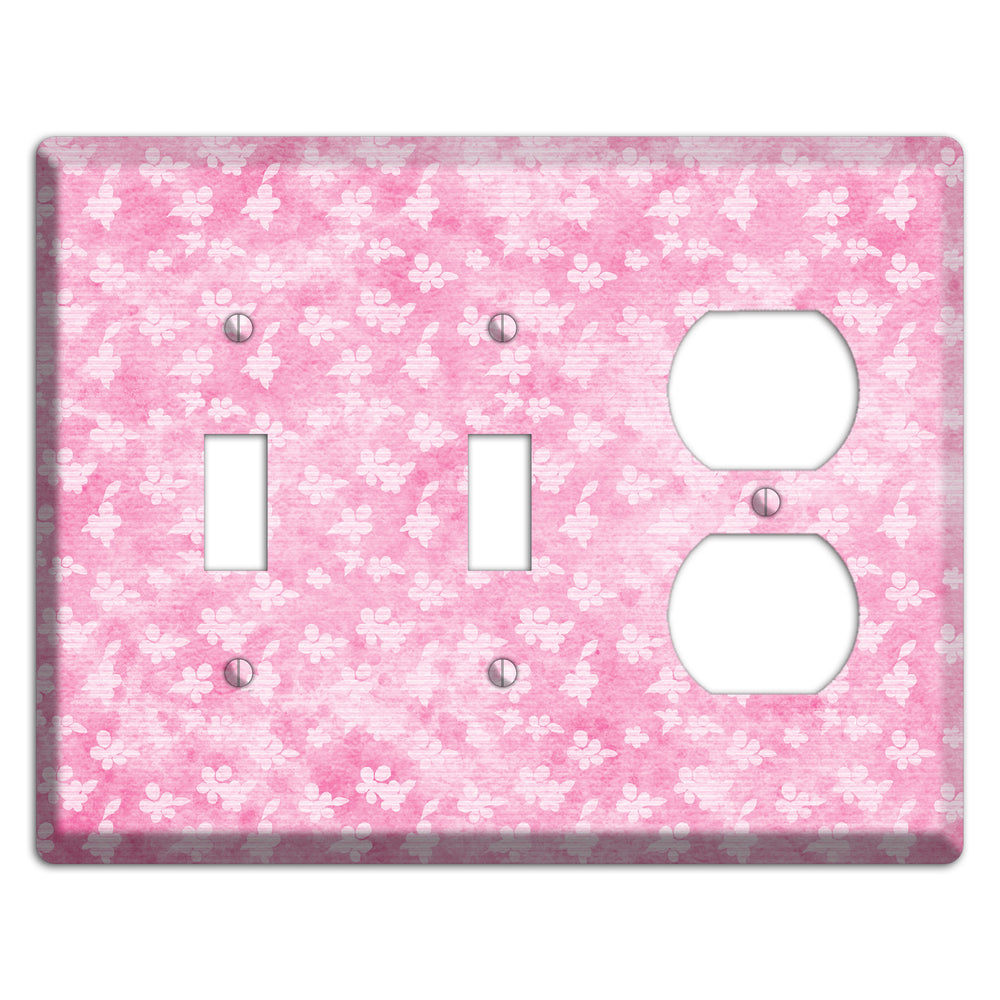 Cupid Pink Texture 2 Toggle / Duplex Wallplate