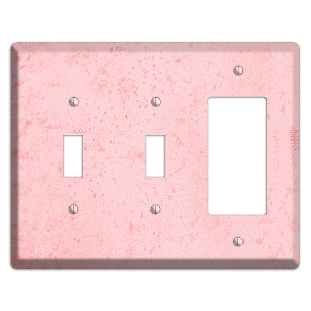 ShockingPpink Soft Coral 2 Toggle / Rocker Wallplate