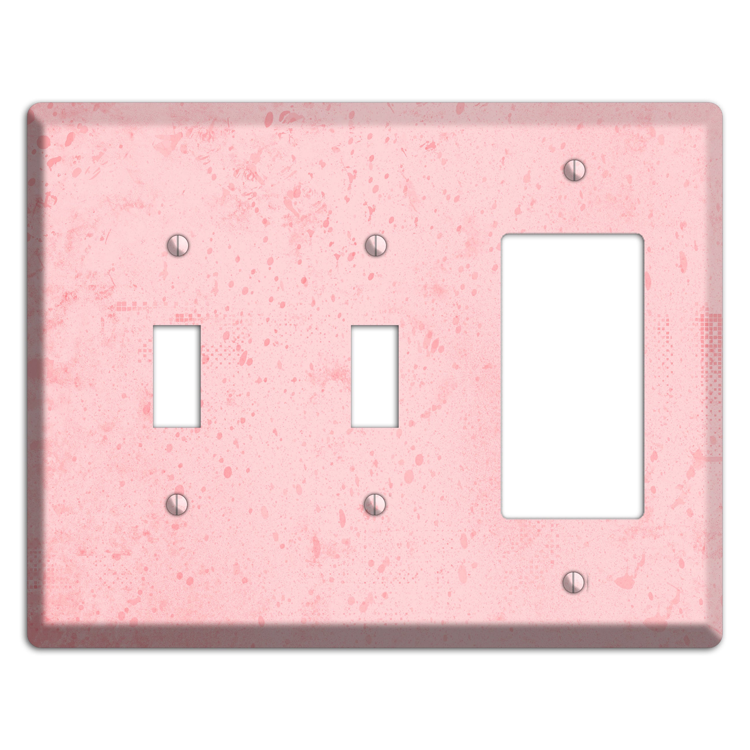 ShockingPpink Soft Coral 2 Toggle / Rocker Wallplate