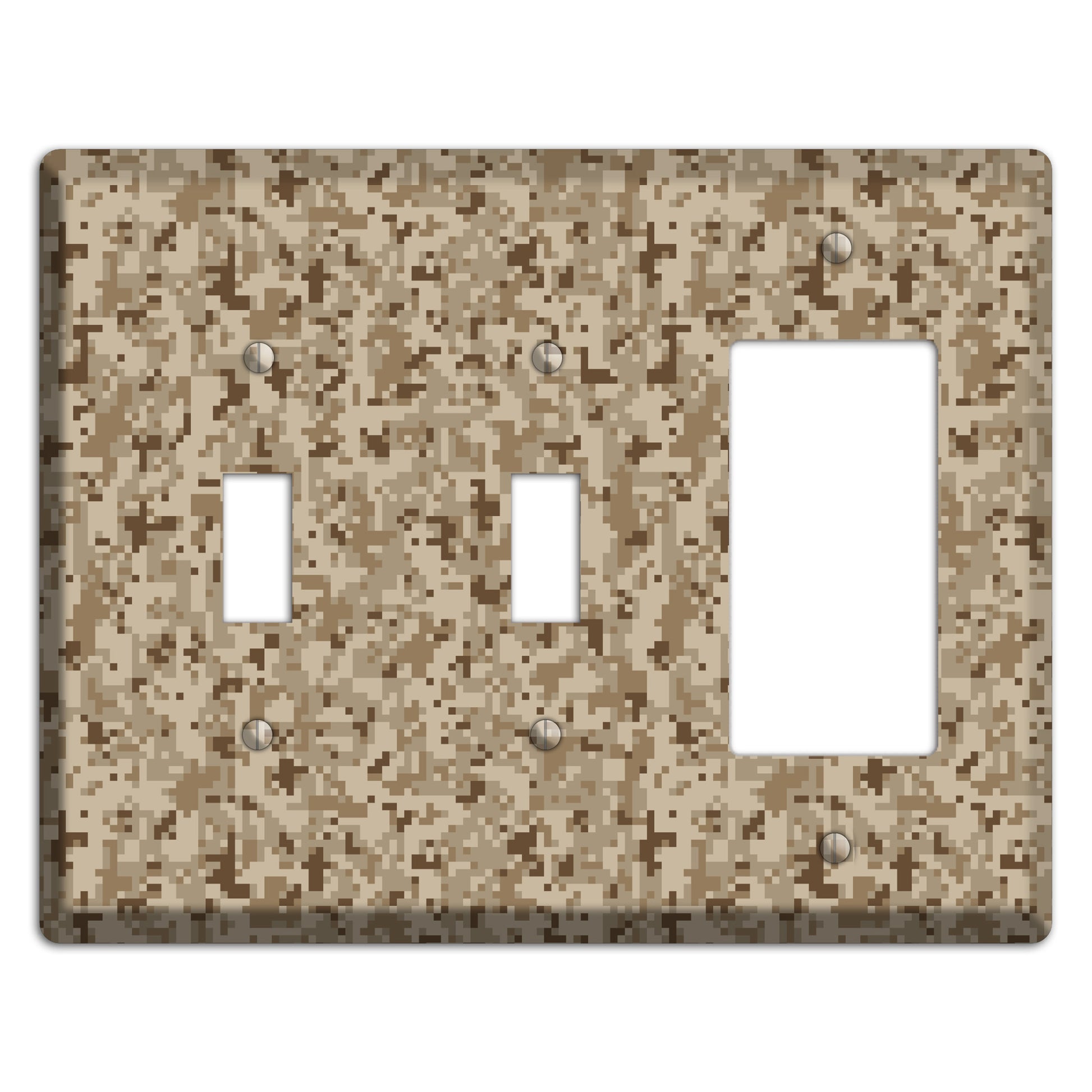 Desert Camo 2 Toggle / Rocker Wallplate