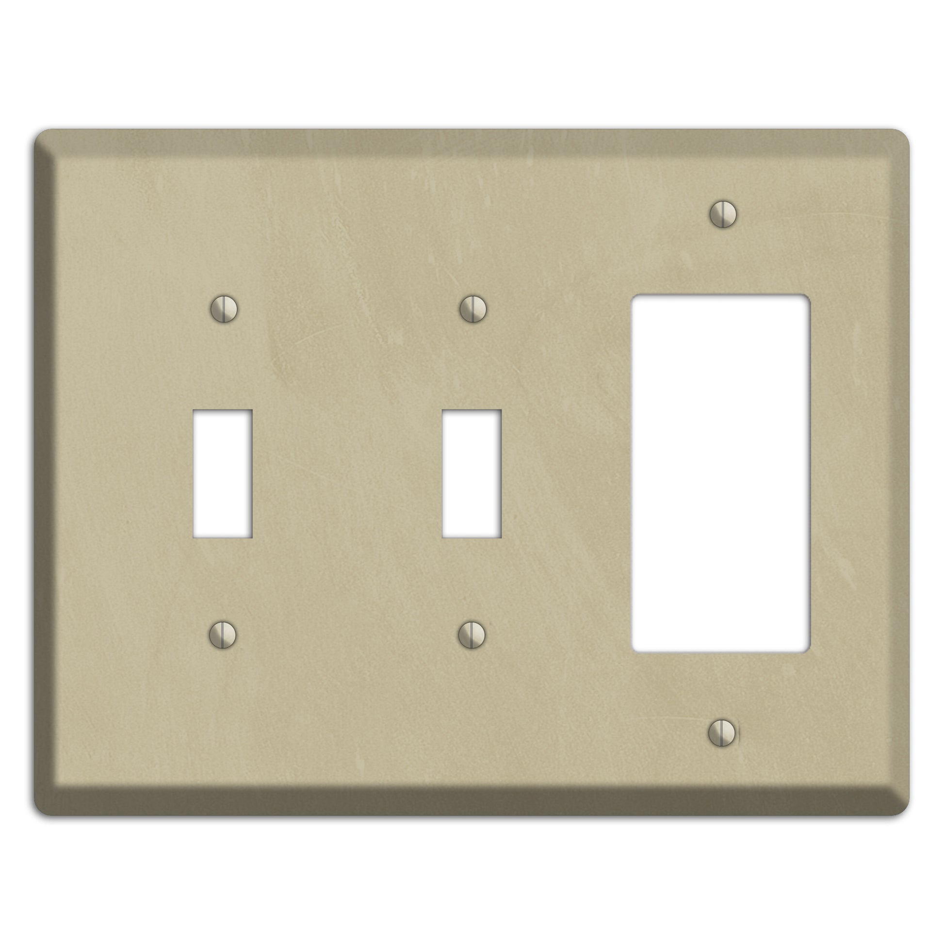 Chalk Beige 2 Toggle / Rocker Wallplate