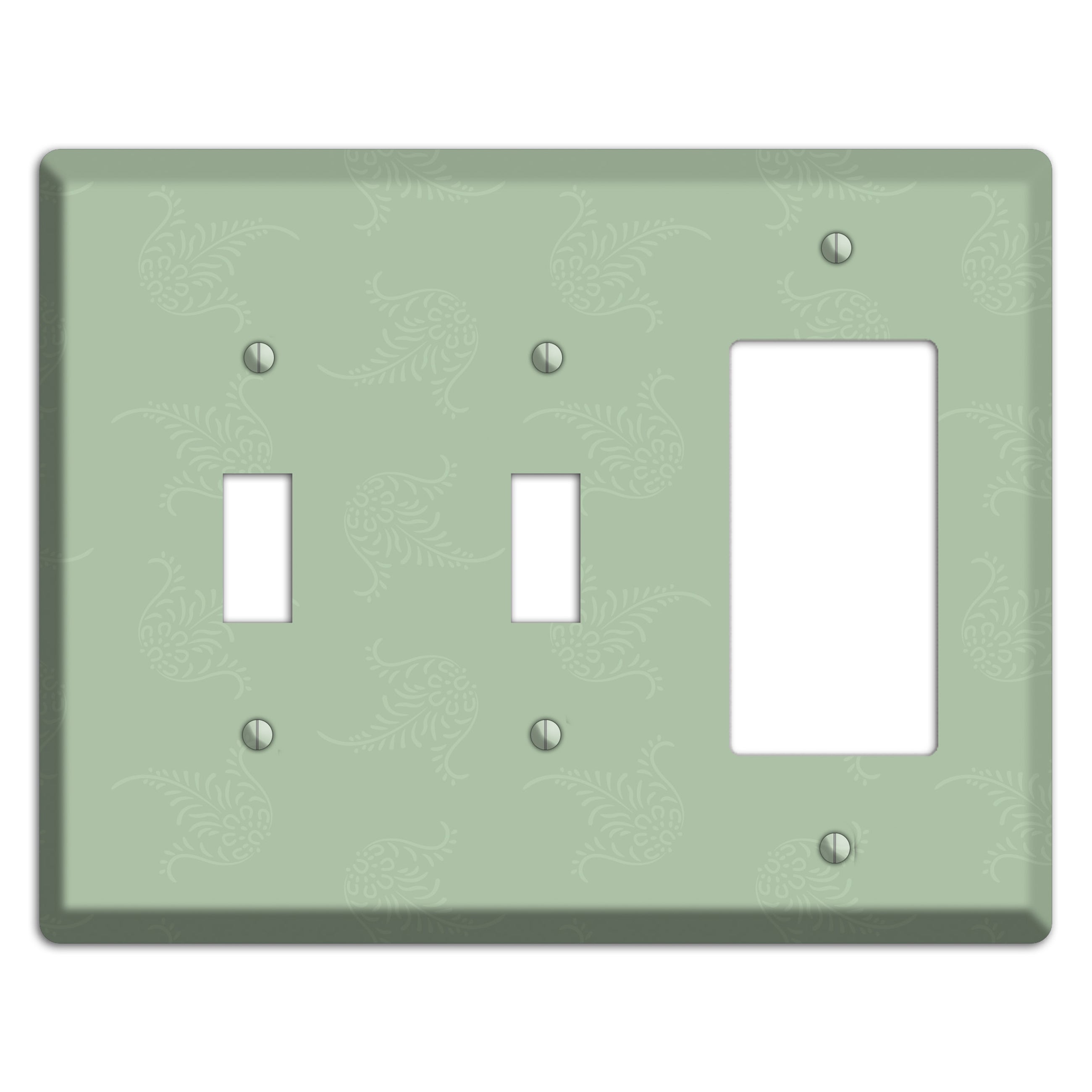 Sage Cartouche 2 Toggle / Rocker Wallplate