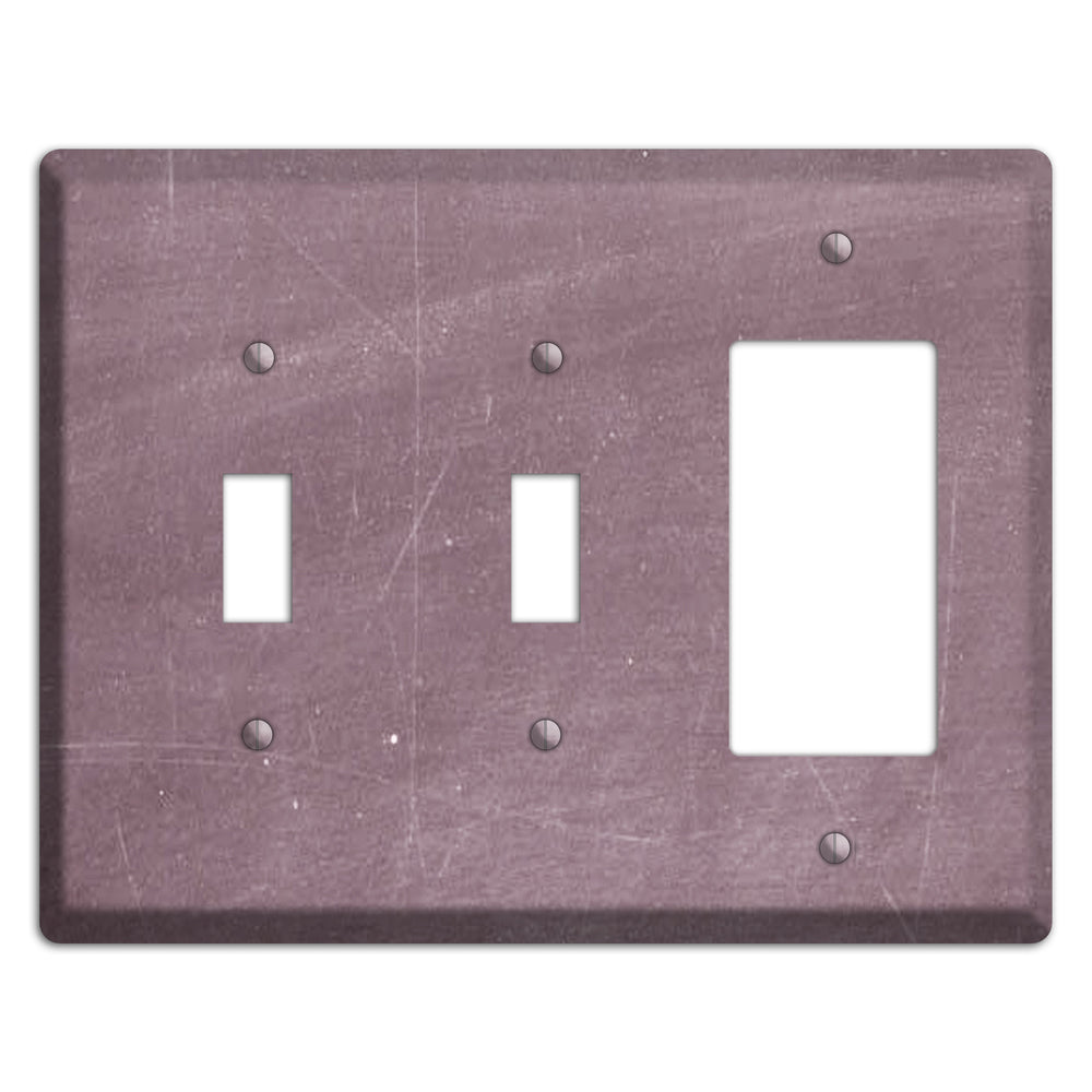 Chalk Maroon 2 Toggle / Rocker Wallplate
