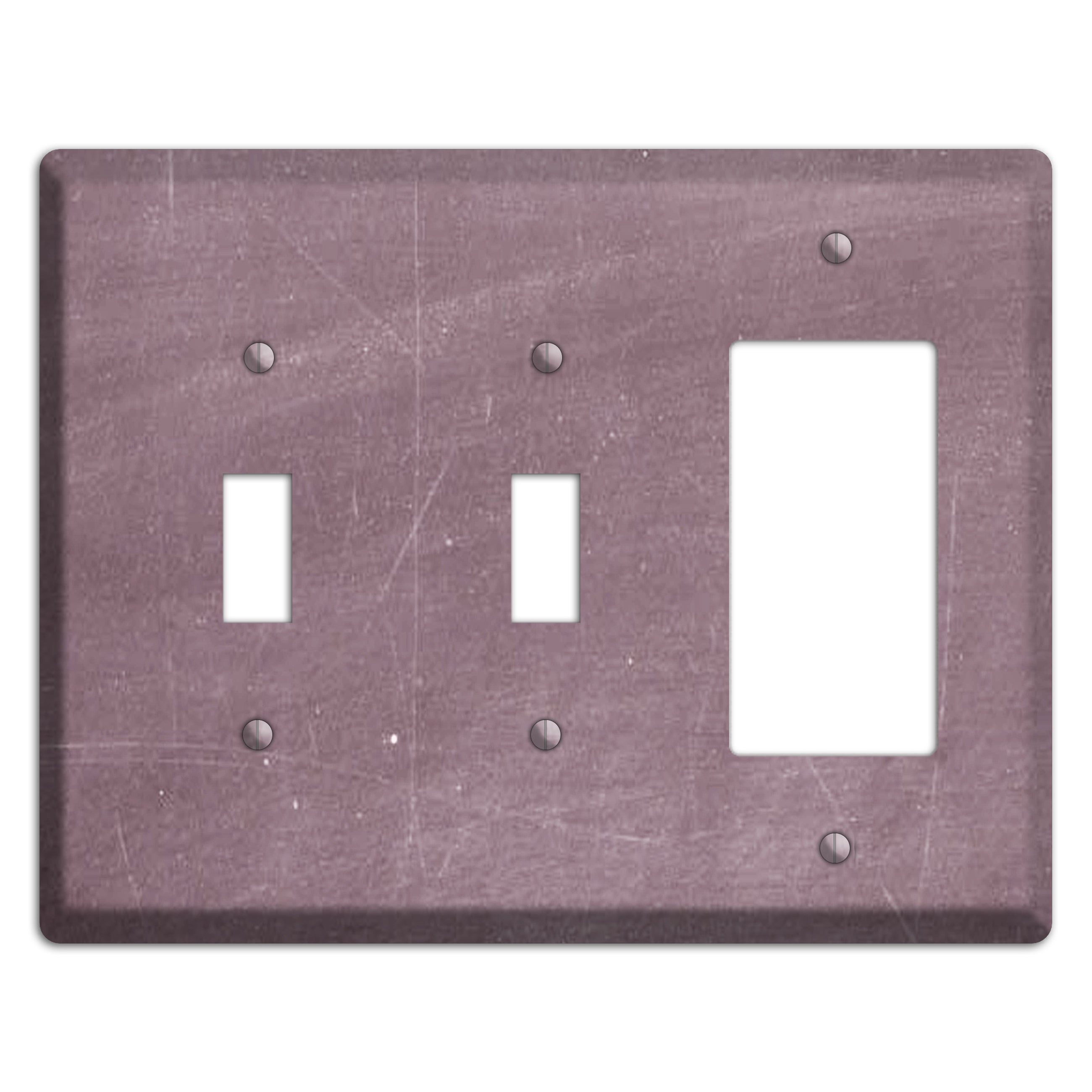 Chalk Maroon 2 Toggle / Rocker Wallplate