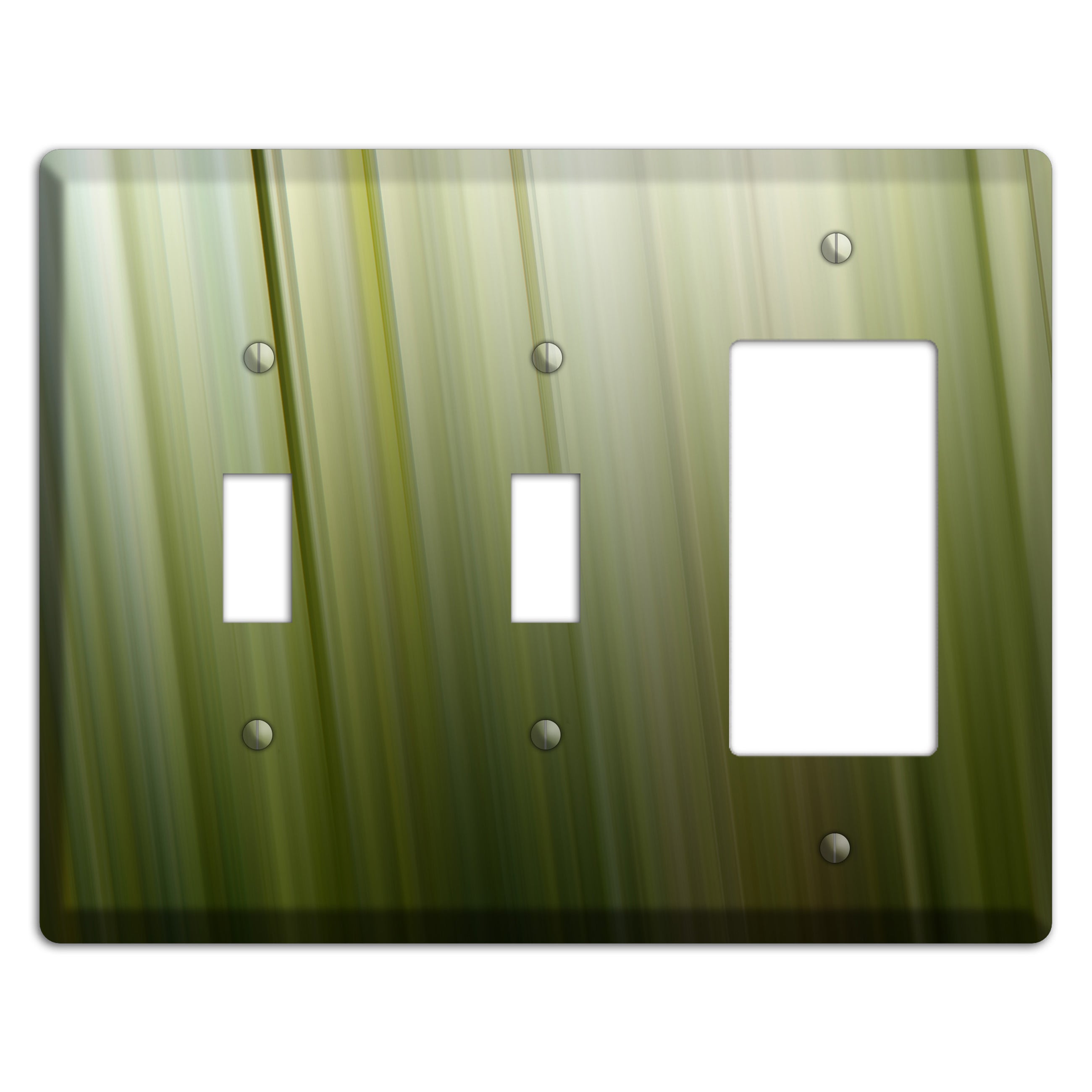 Olive Ray of Light 2 2 Toggle / Rocker Wallplate