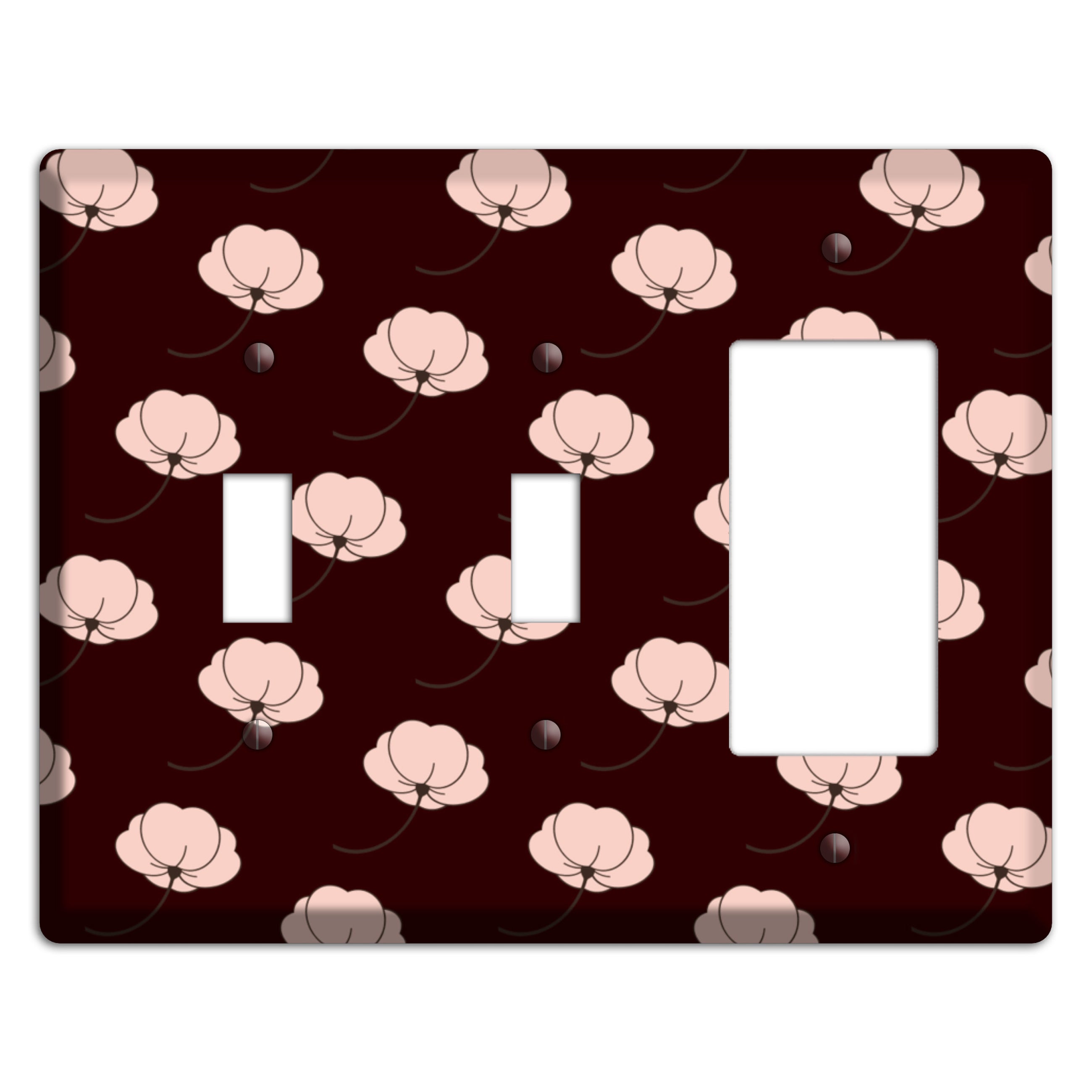 Asian Blossoms 2 Toggle / Rocker Wallplate
