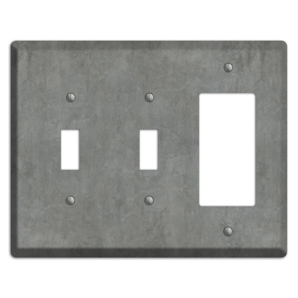 Stucco Grey 2 Toggle / Rocker Wallplate