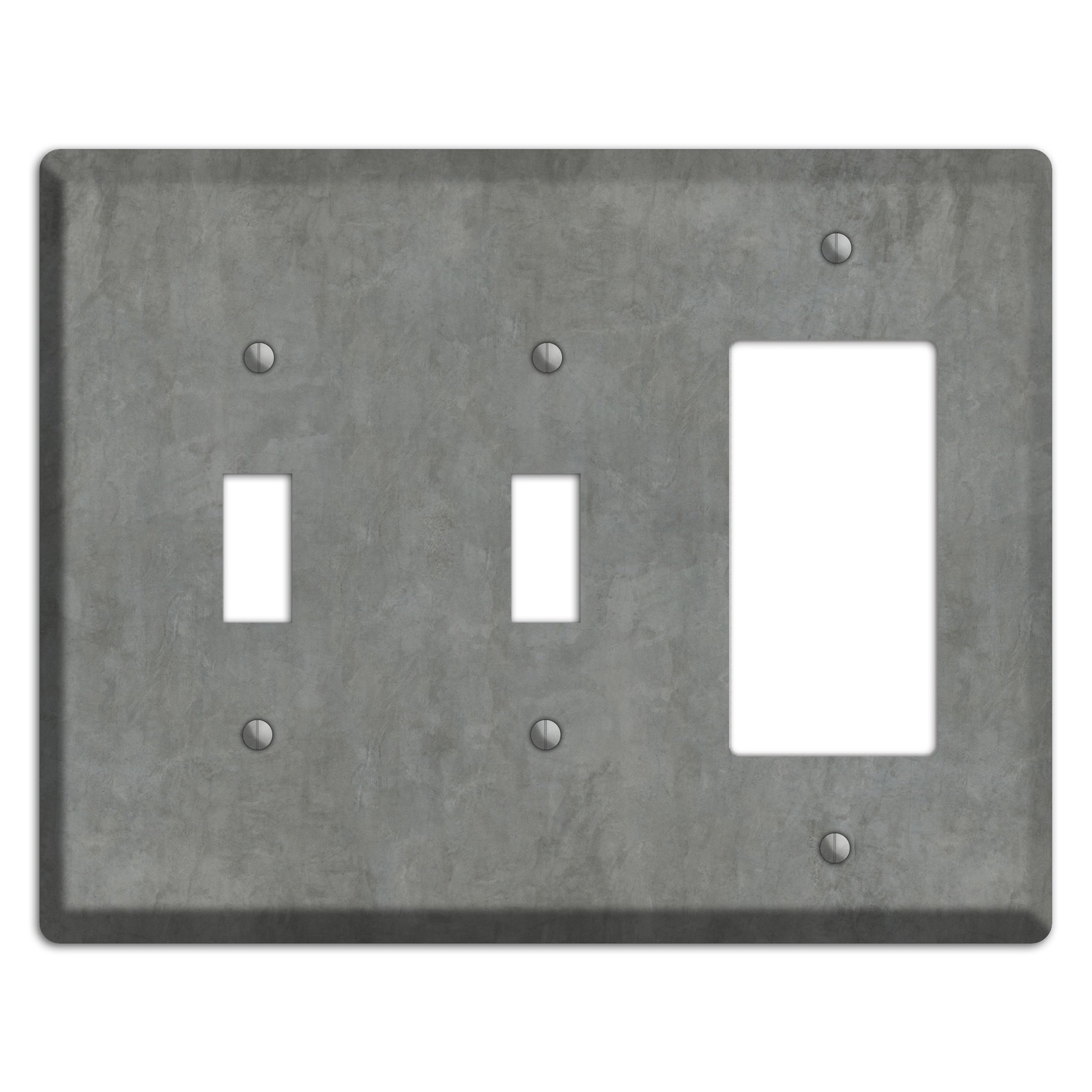 Stucco Grey 2 Toggle / Rocker Wallplate