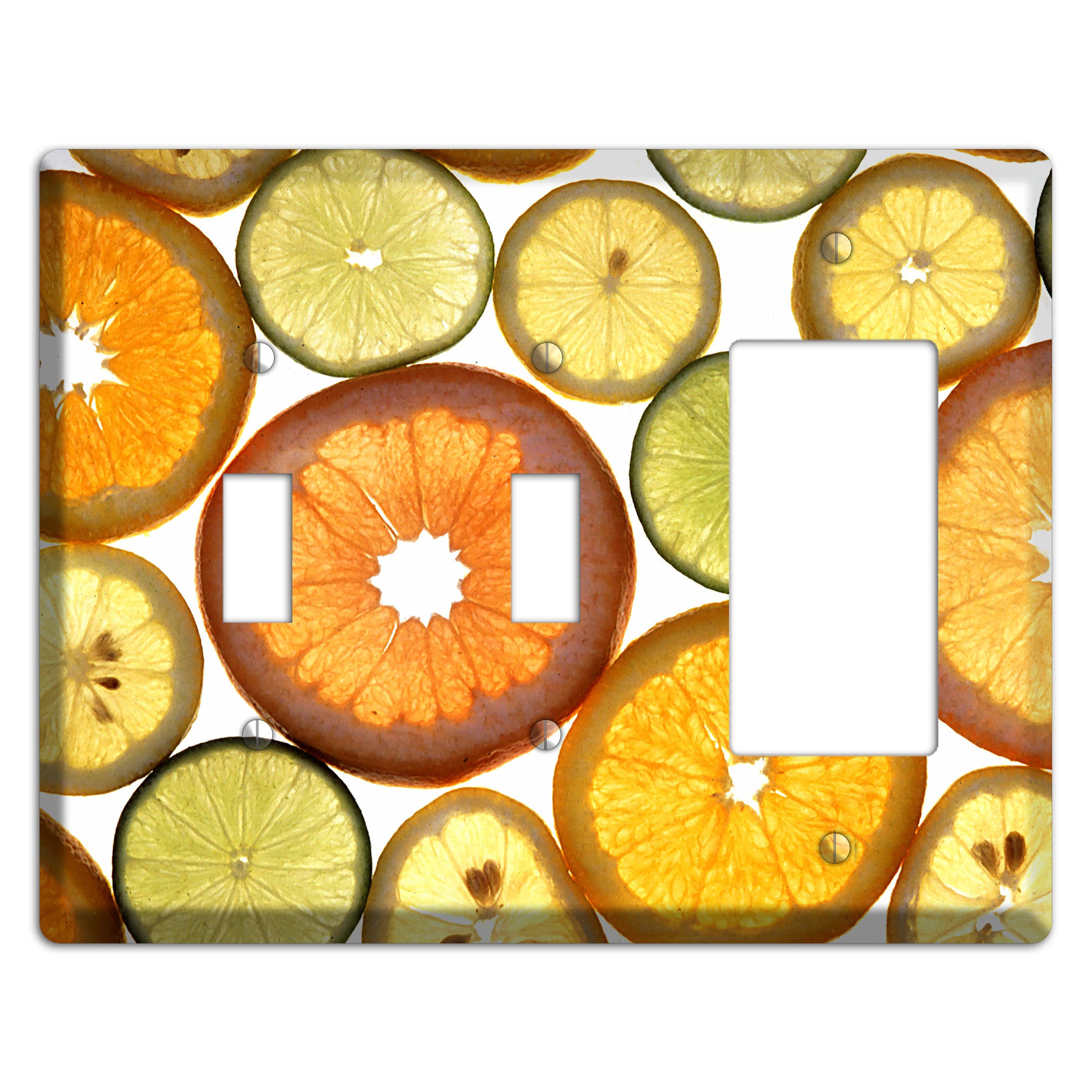 Fruit 2 Toggle / Rocker Wallplate
