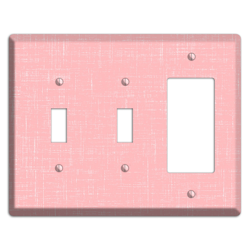 Amber Soft Coral 2 Toggle / Rocker Wallplate