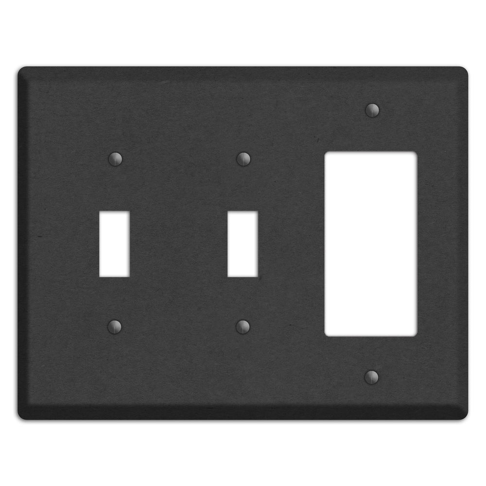 Charcoal Kraft 2 Toggle / Rocker Wallplate