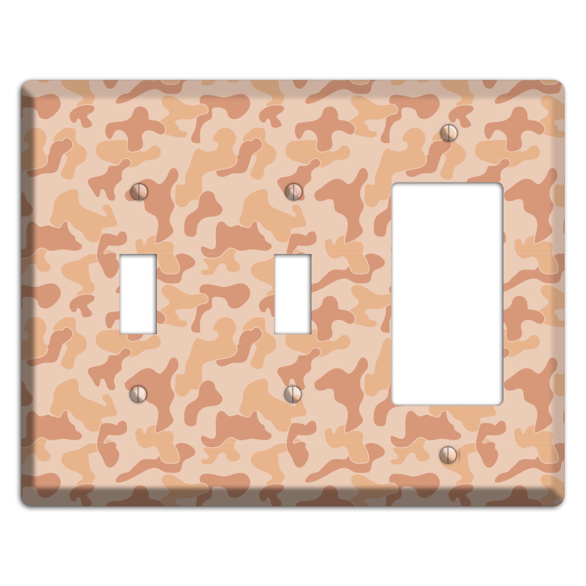 Beach Camo 2 Toggle / Rocker Wallplate