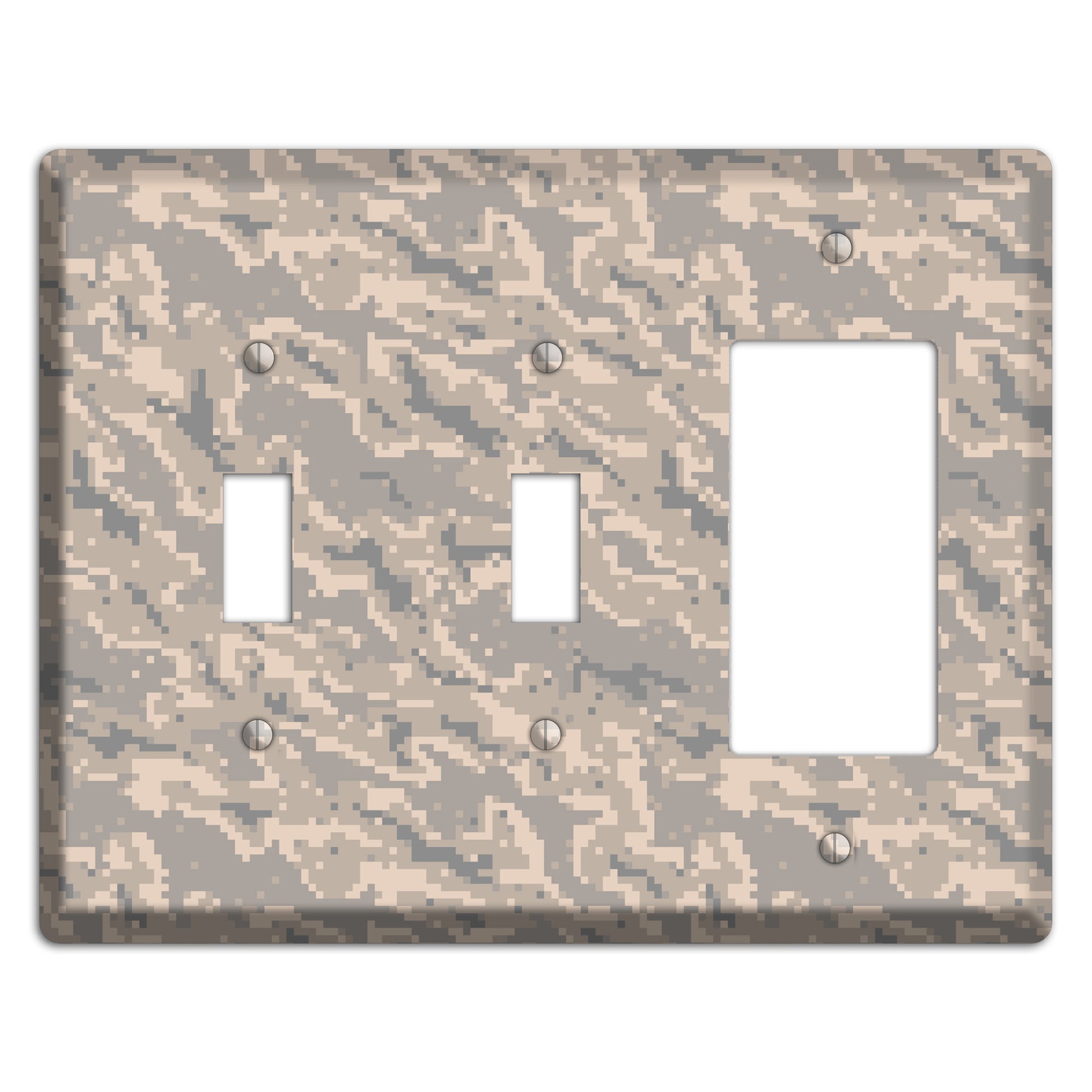 UCAF Tiger Stripe 1 Camo 2 Toggle / Rocker Wallplate