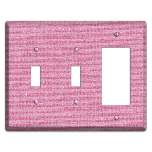 Gamboge Pink Texture 2 Toggle / Rocker Wallplate