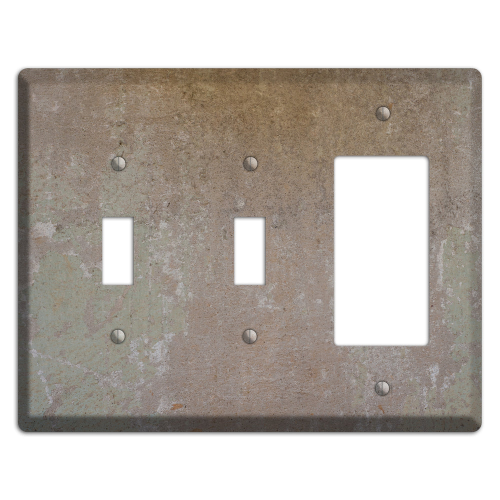 Old Concrete 8 2 Toggle / Rocker Wallplate